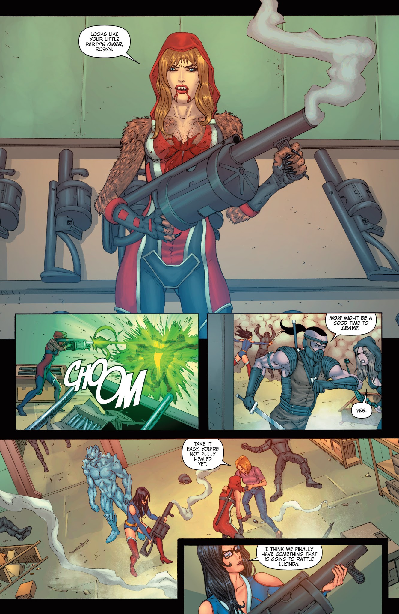 Read online Grimm Fairy Tales presents Realm War Age of Darkness comic -  Issue #8 - 7