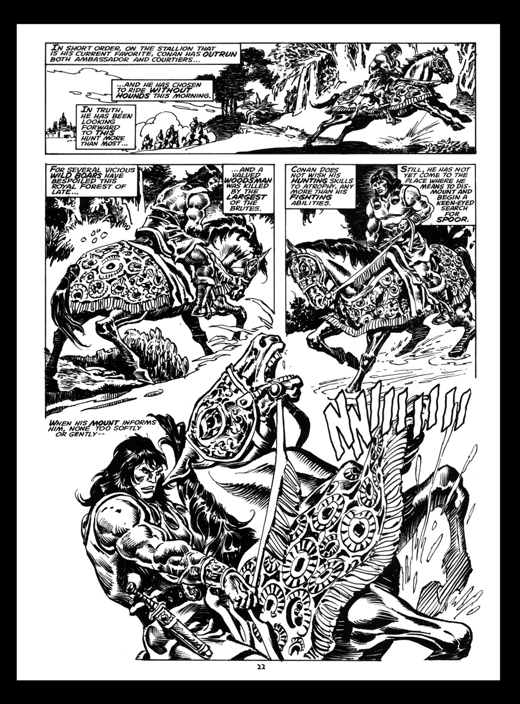 Read online The Savage Sword Of Conan comic -  Issue #214 - 23