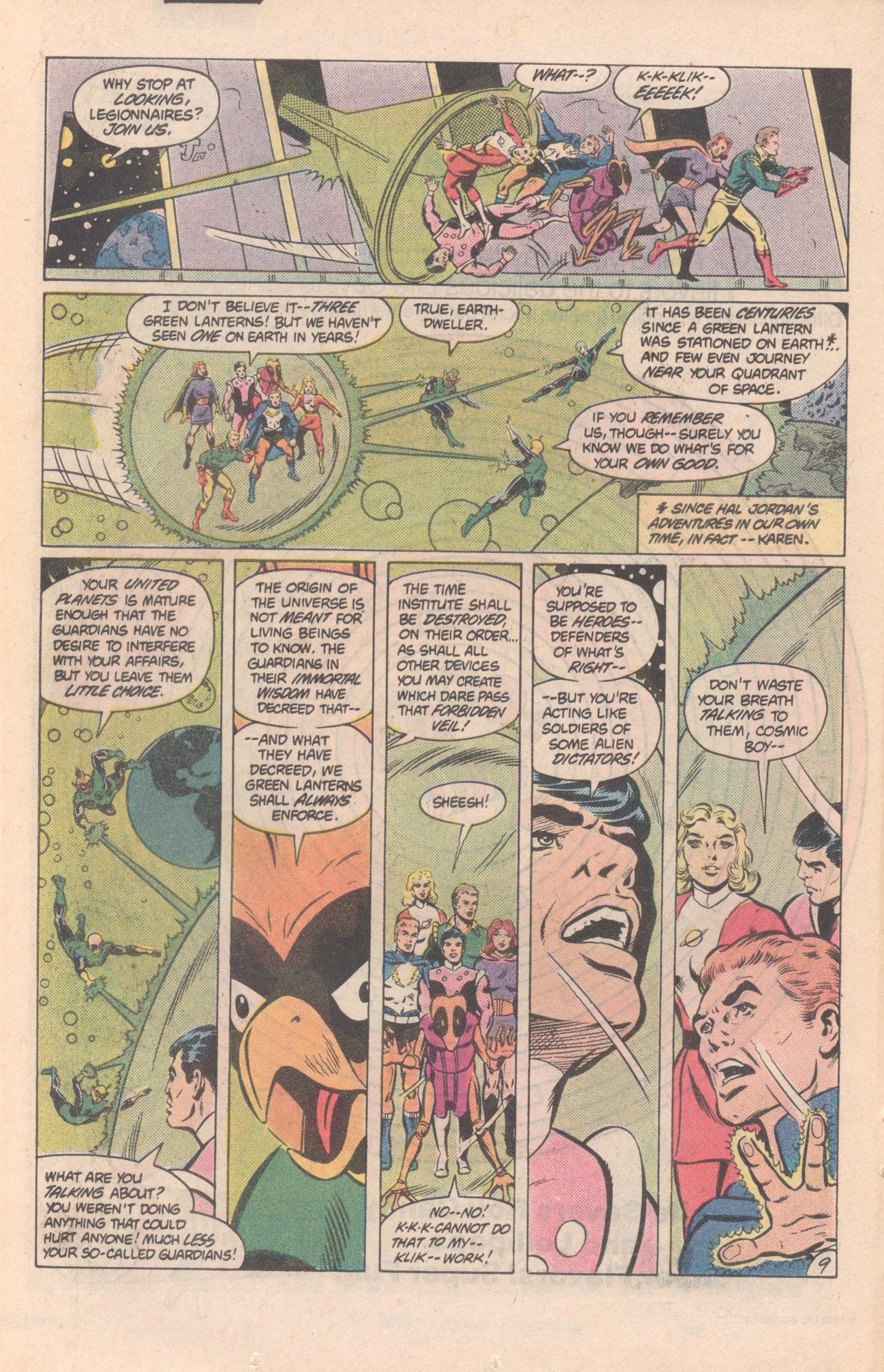 Legion of Super-Heroes (1980) 295 Page 9
