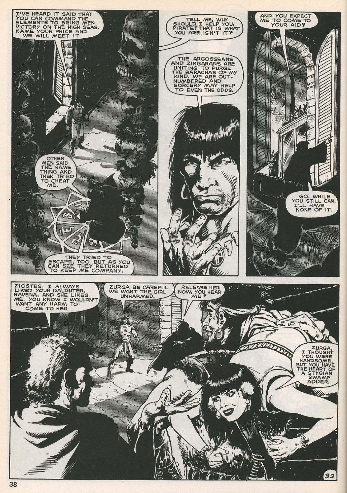 Read online The Savage Sword Of Conan comic -  Issue #129 - 37