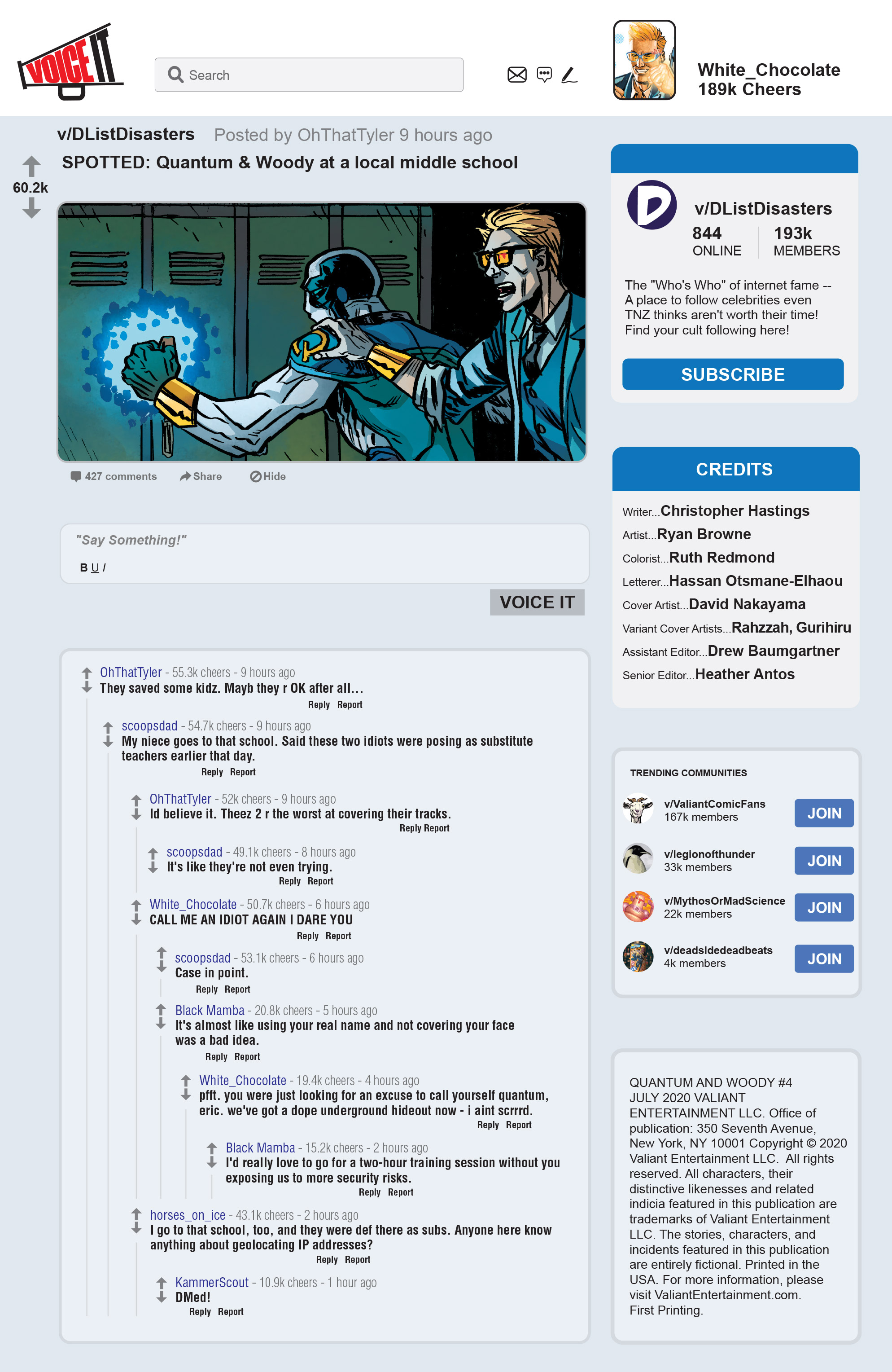 Read online Quantum & Woody comic -  Issue #4 - 2