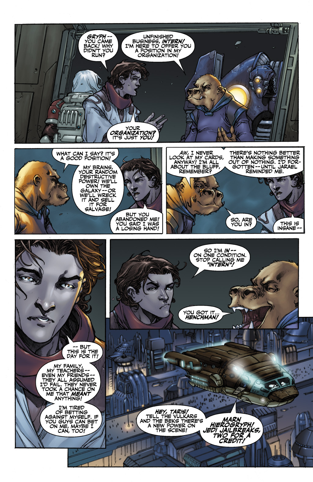 Read online Star Wars: Knights Of The Old Republic comic -  Issue #6 - 19