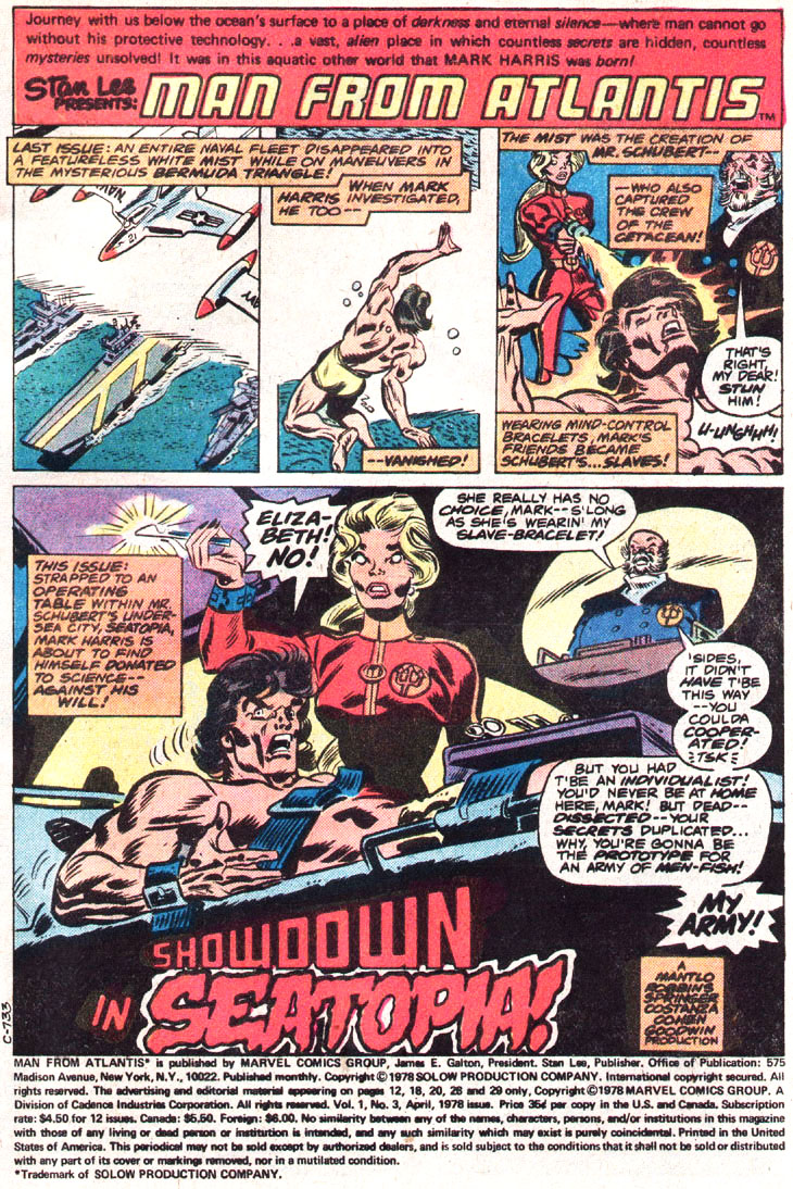 Read online Man from Atlantis comic -  Issue #3 - 2