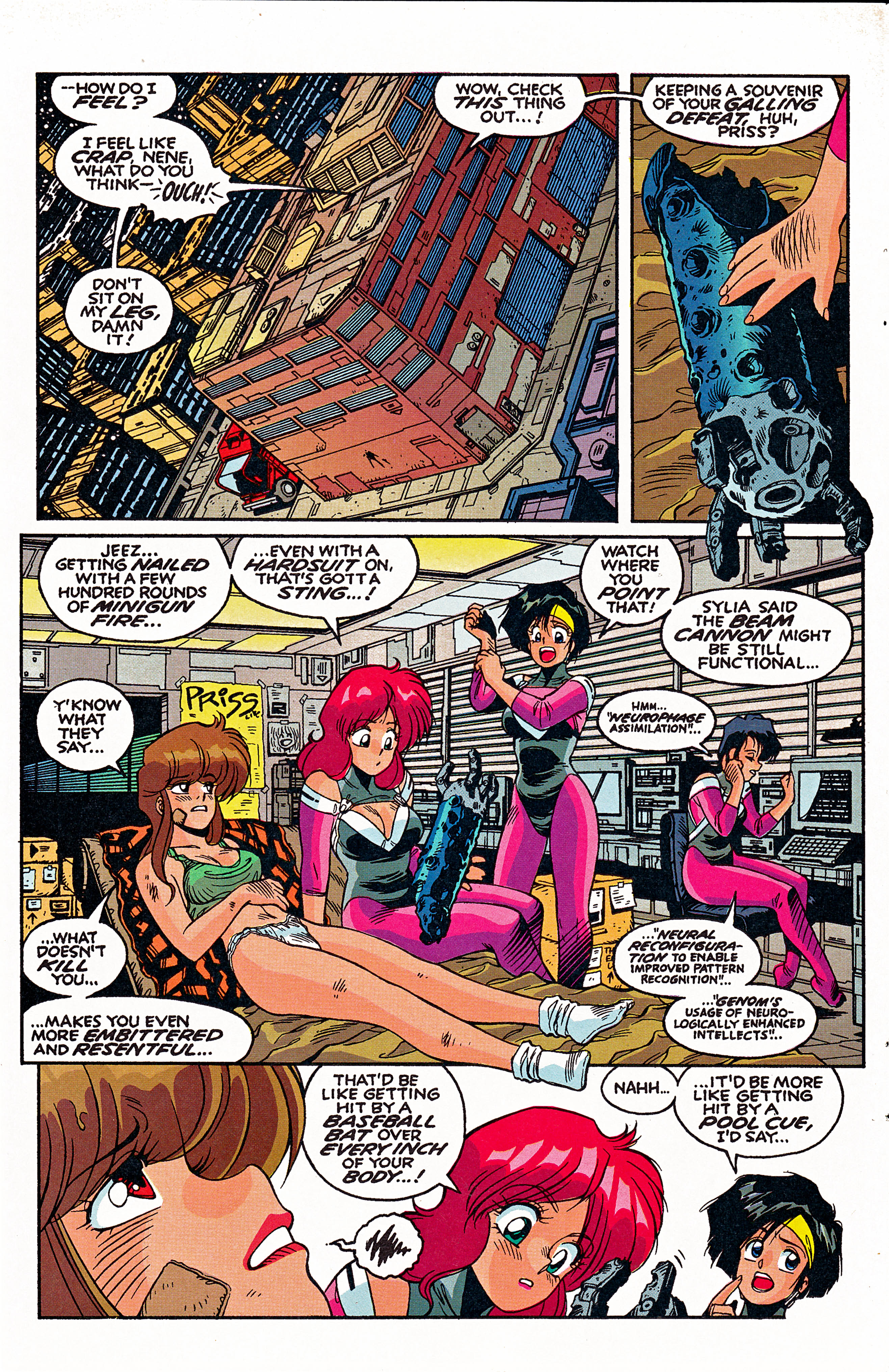 Read online Bubblegum Crisis: Grand Mal comic -  Issue #4 - 7