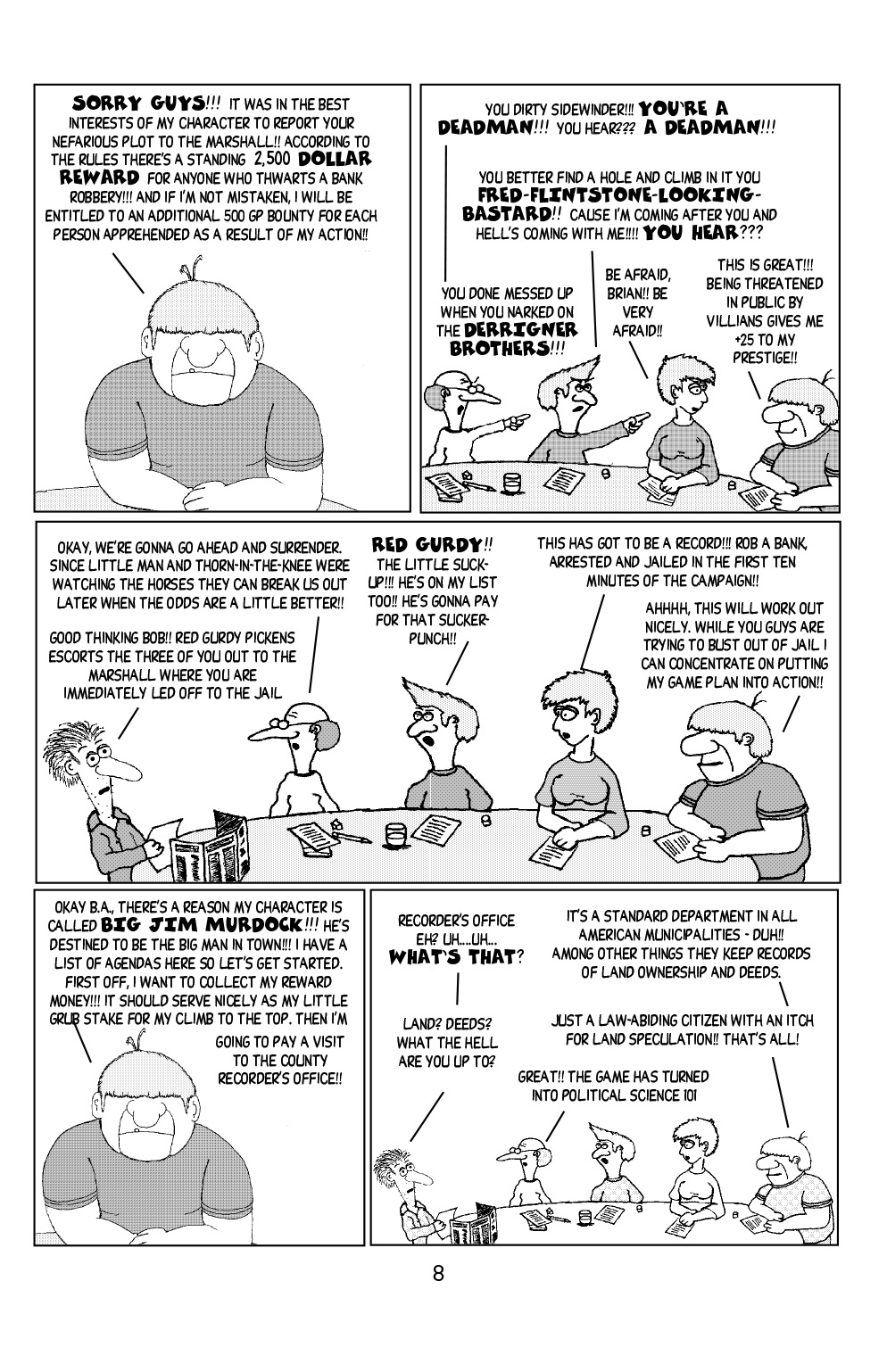 Read online Knights of the Dinner Table comic -  Issue #9 - 10