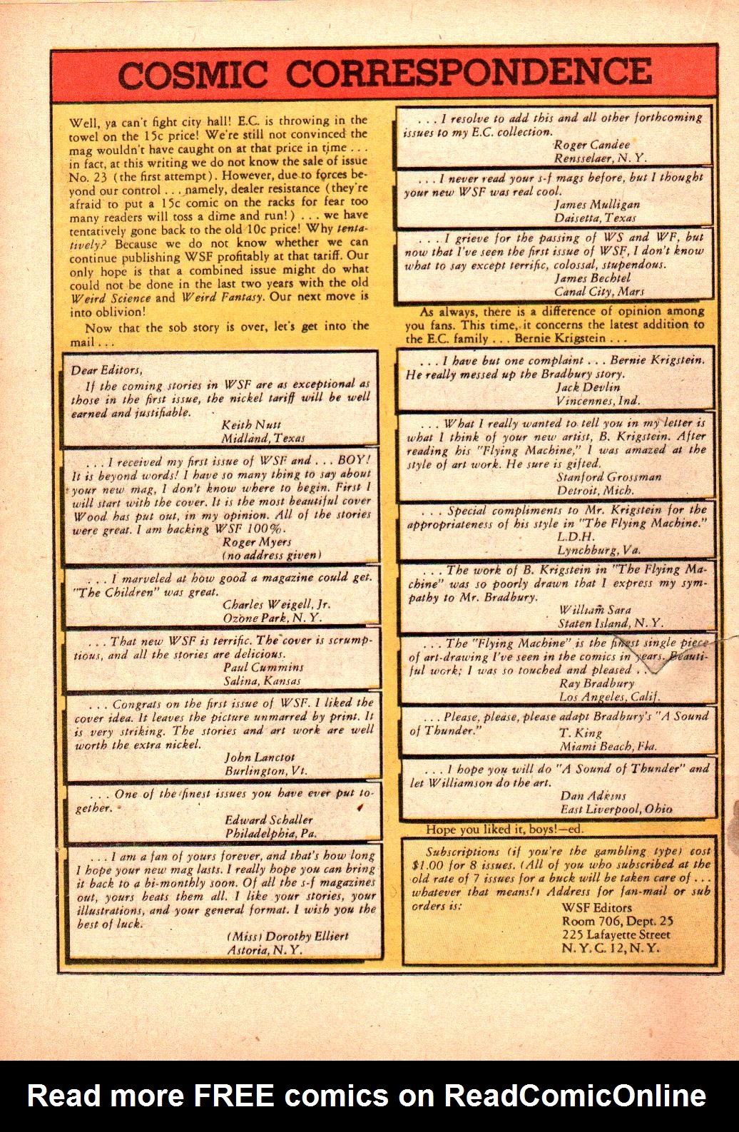 Read online Weird Science-Fantasy comic -  Issue #25 - 20