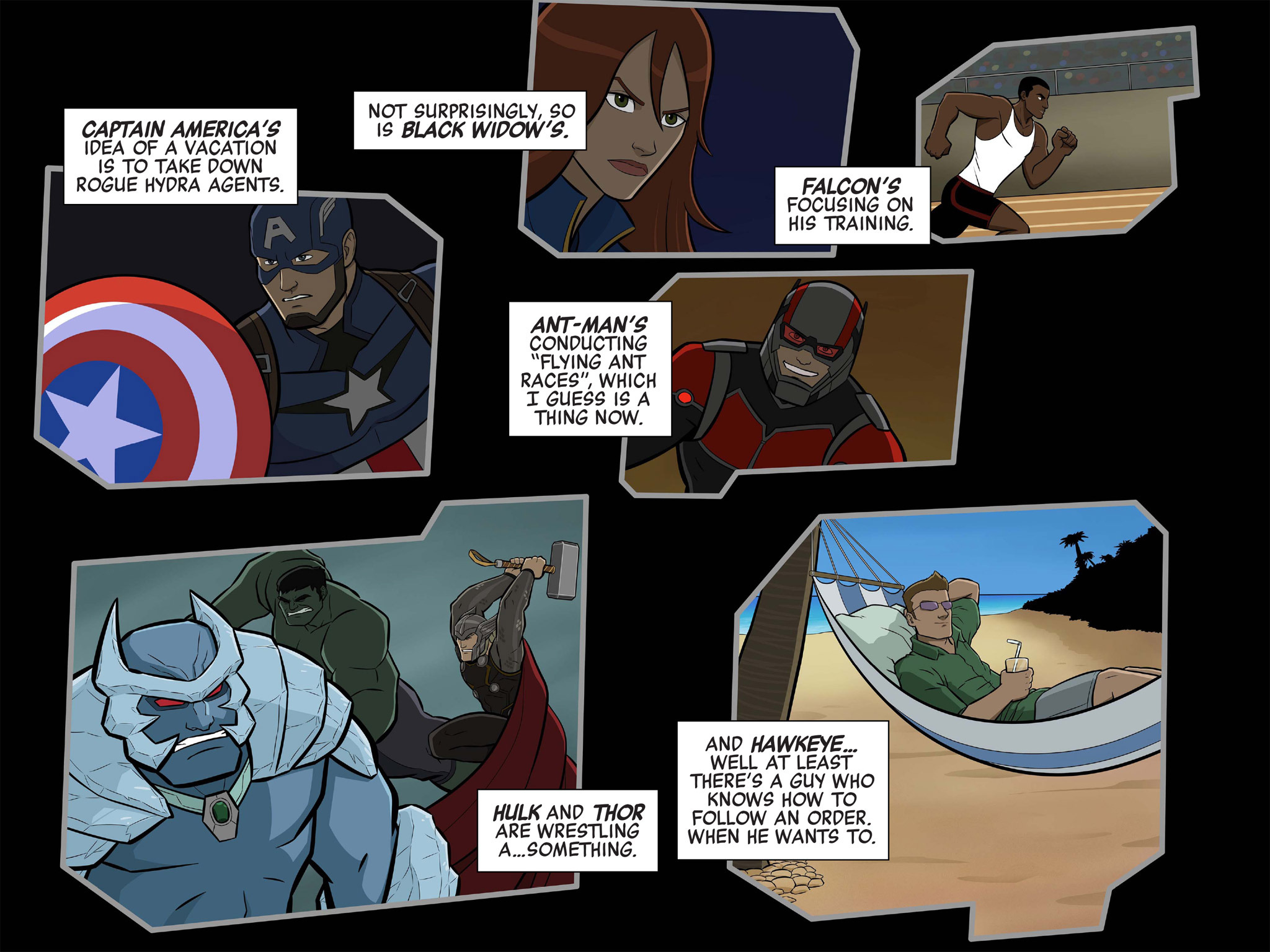 Read online Marvel Universe Avengers Infinite Comic comic -  Issue #1 - 5