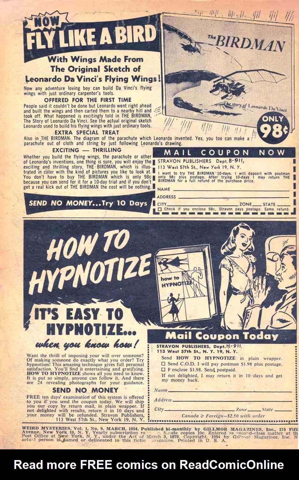 Read online Weird Mysteries (1952) comic -  Issue #9 - 2