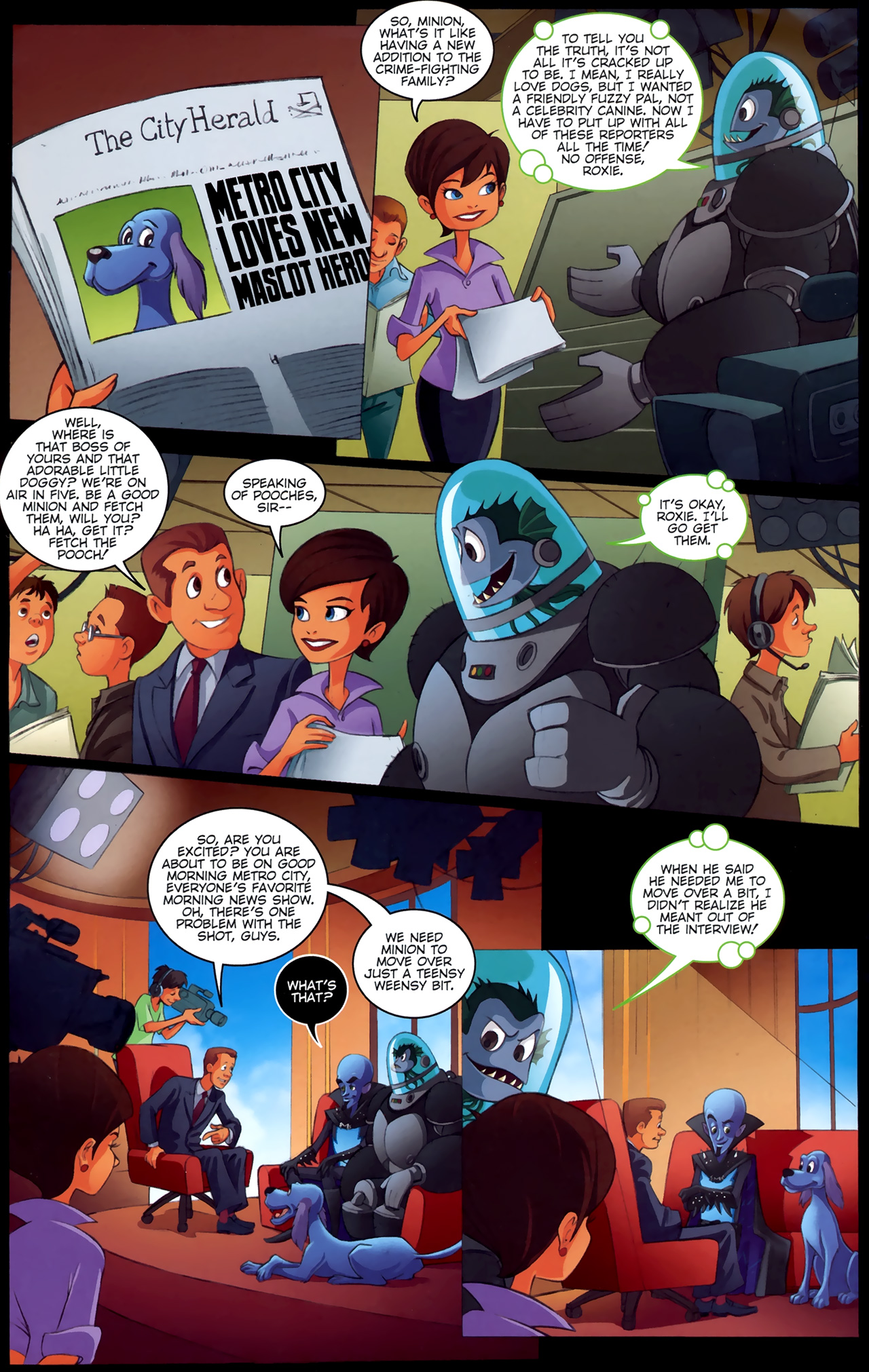 Read online Megamind: Bad. Blue. Brilliant. comic -  Issue #3 - 14