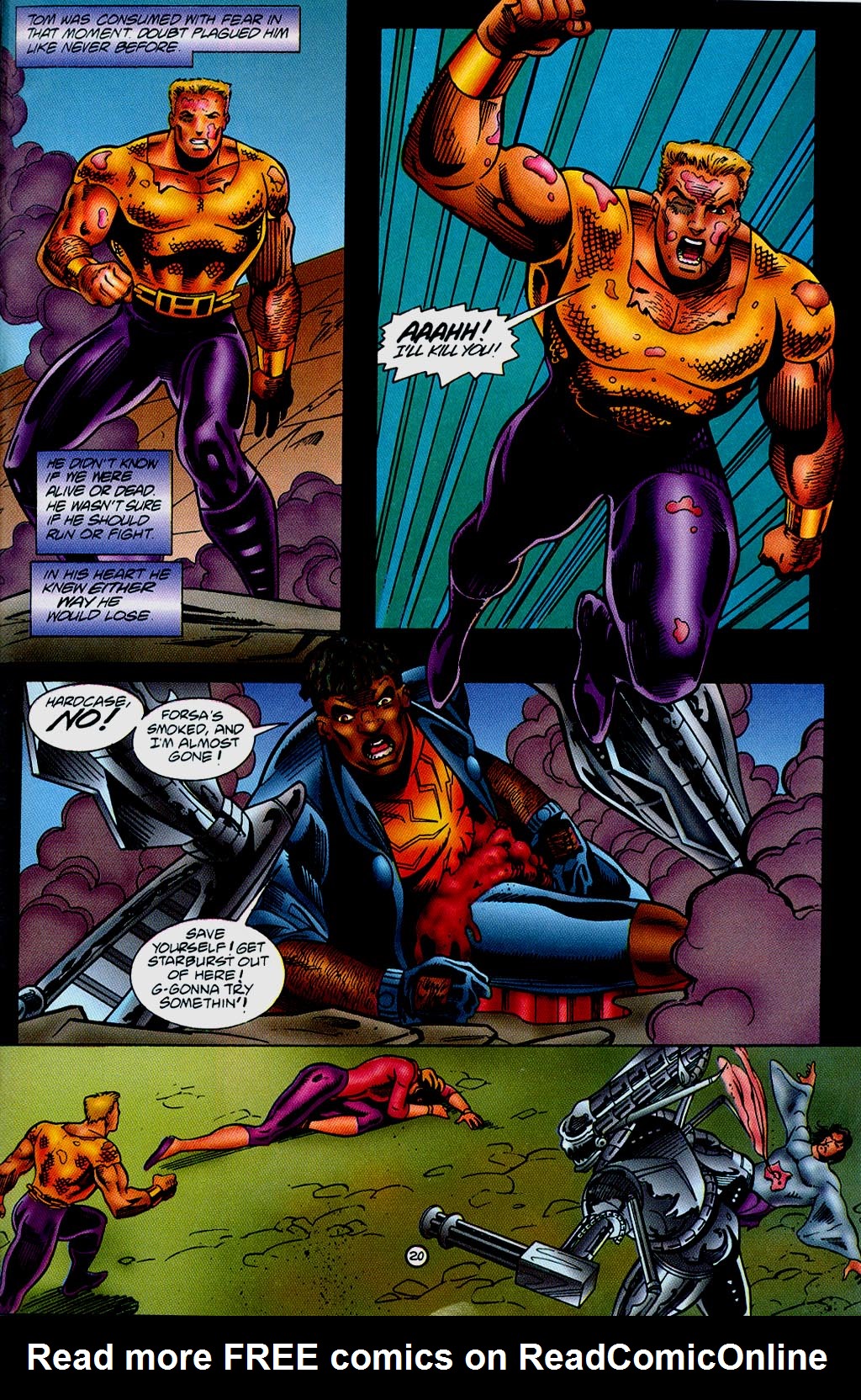 Read online Ultraverse Year Zero: Death of the Squad comic -  Issue #4 - 21