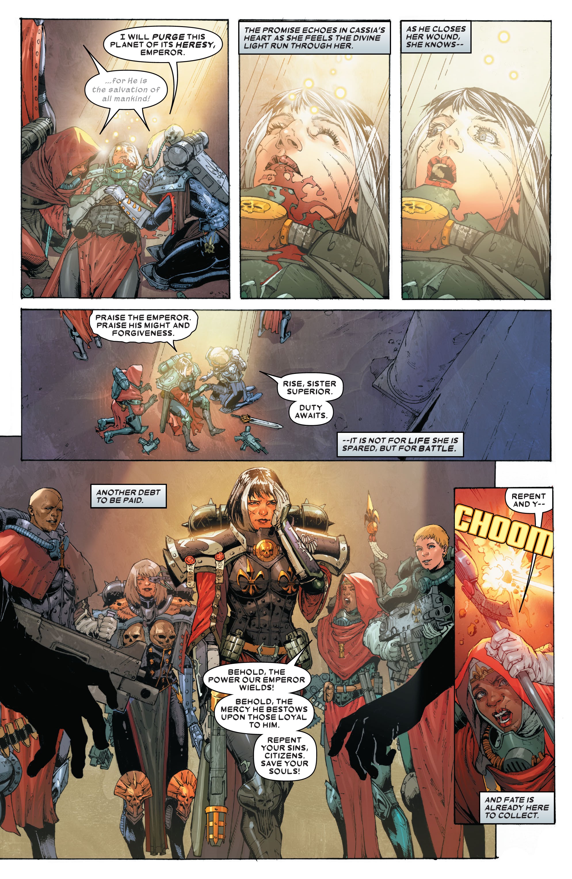 Read online Warhammer 40,000: Sisters Of Battle comic -  Issue #3 - 8