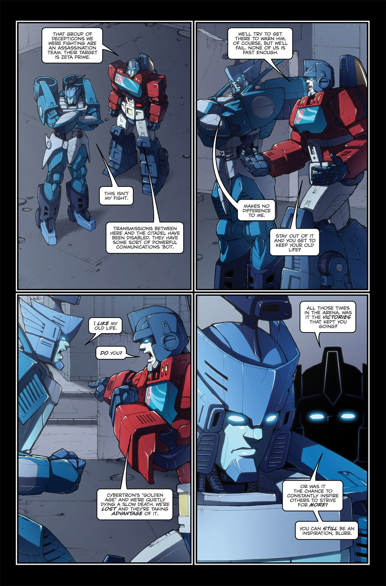 Read online Transformers Spotlight: Blurr comic -  Issue # Full - 22