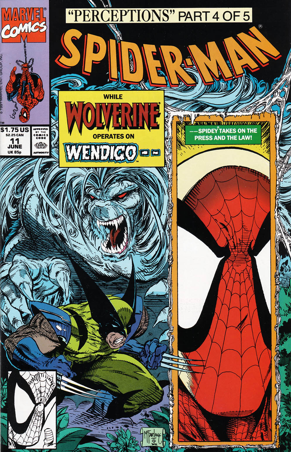Read online Spider-Man (1990) comic -  Issue #11 - Perceptions Part 4 of 5 - 1