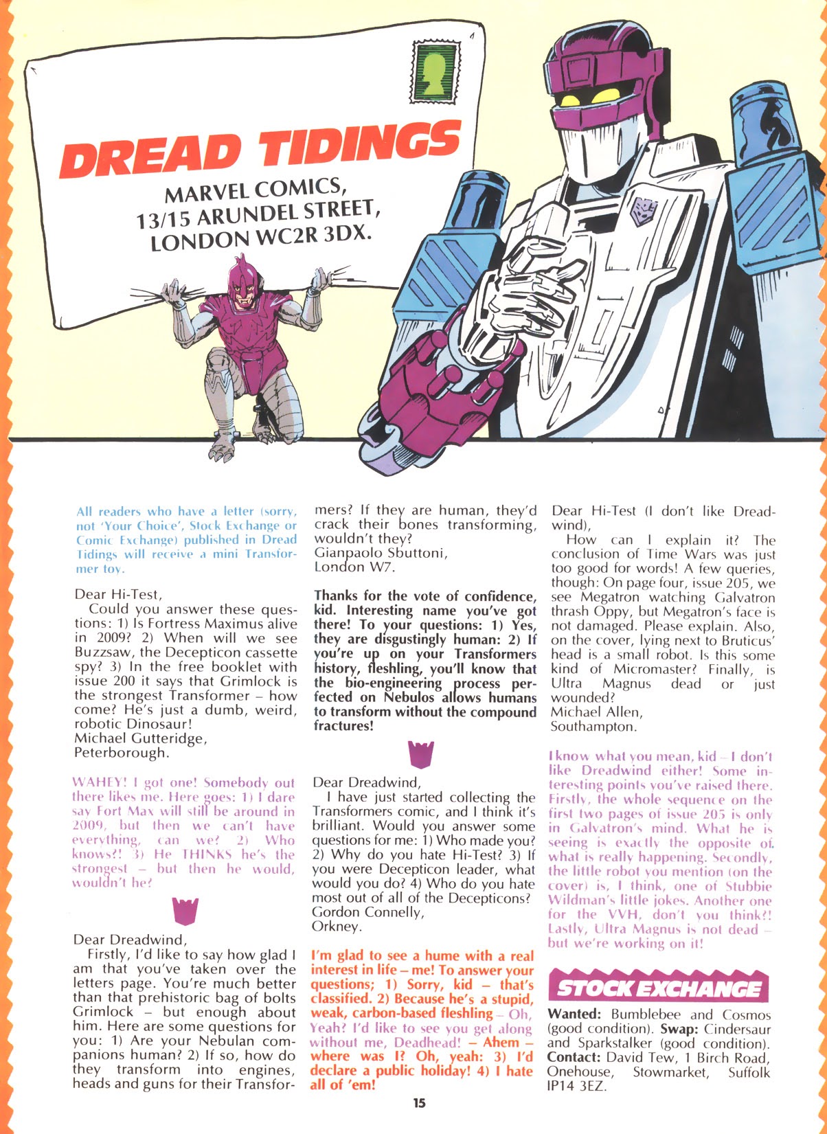 Read online The Transformers (UK) comic -  Issue #211 - 14