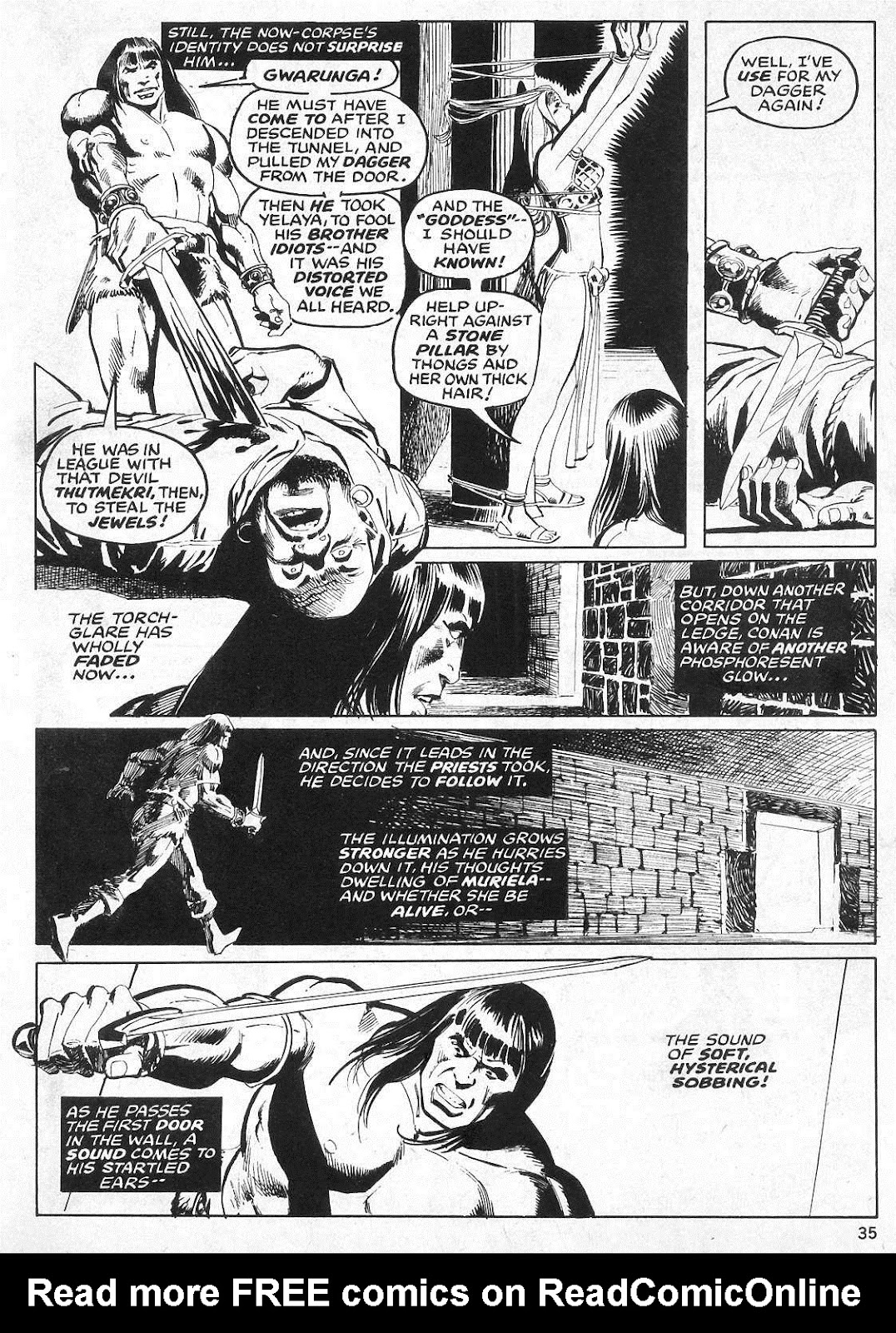 The Savage Sword Of Conan issue 25 - Page 35