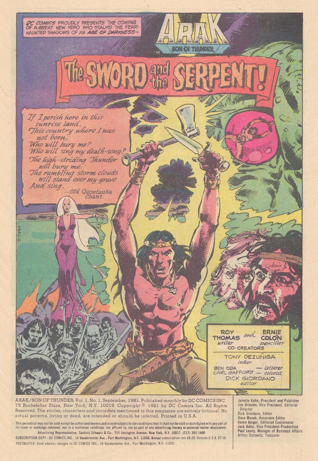 Read online Arak Son of Thunder comic -  Issue #1 - 3
