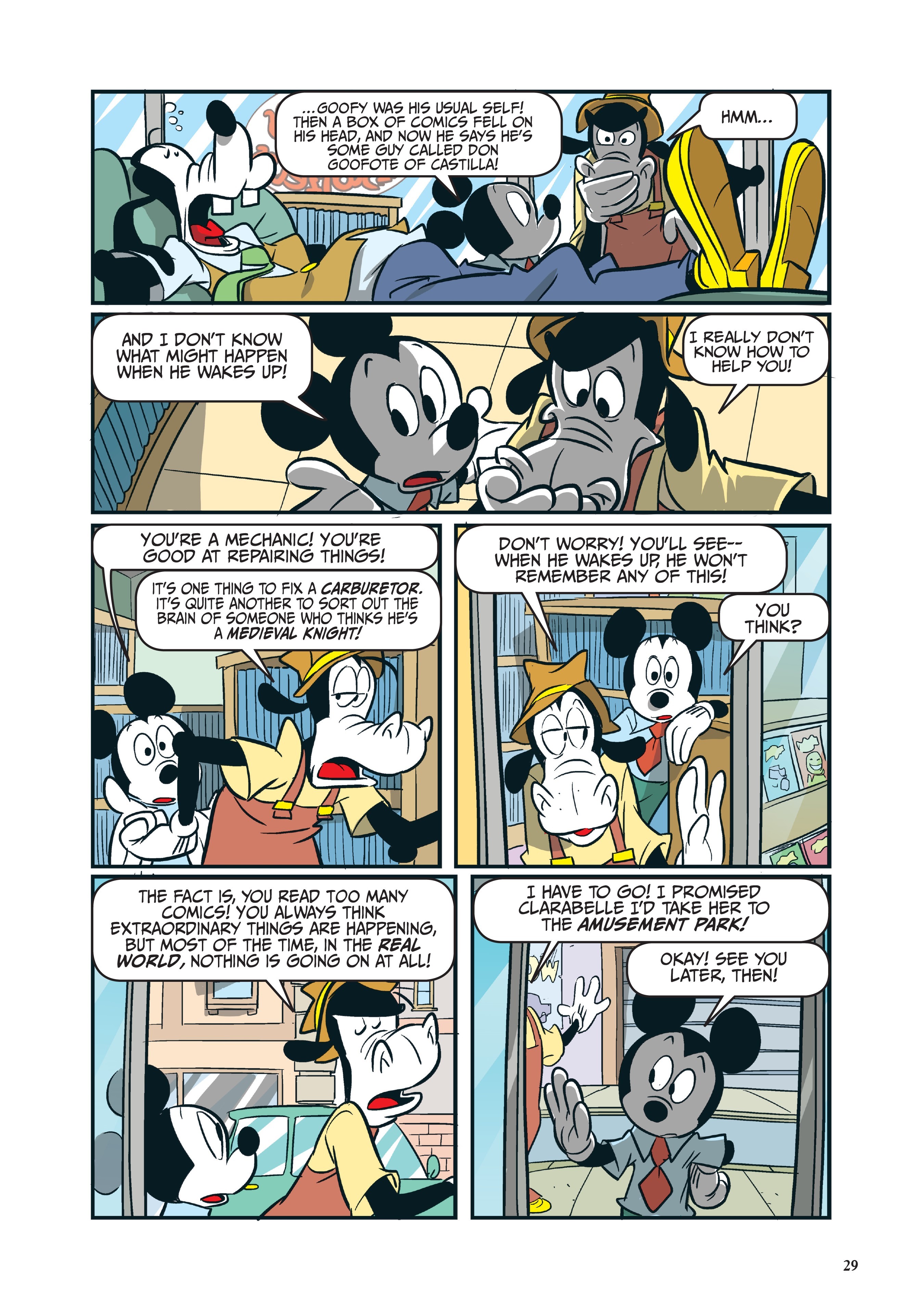 Read online Disney Don Quixote, Starring Goofy and Mickey Mouse comic -  Issue # TPB - 30