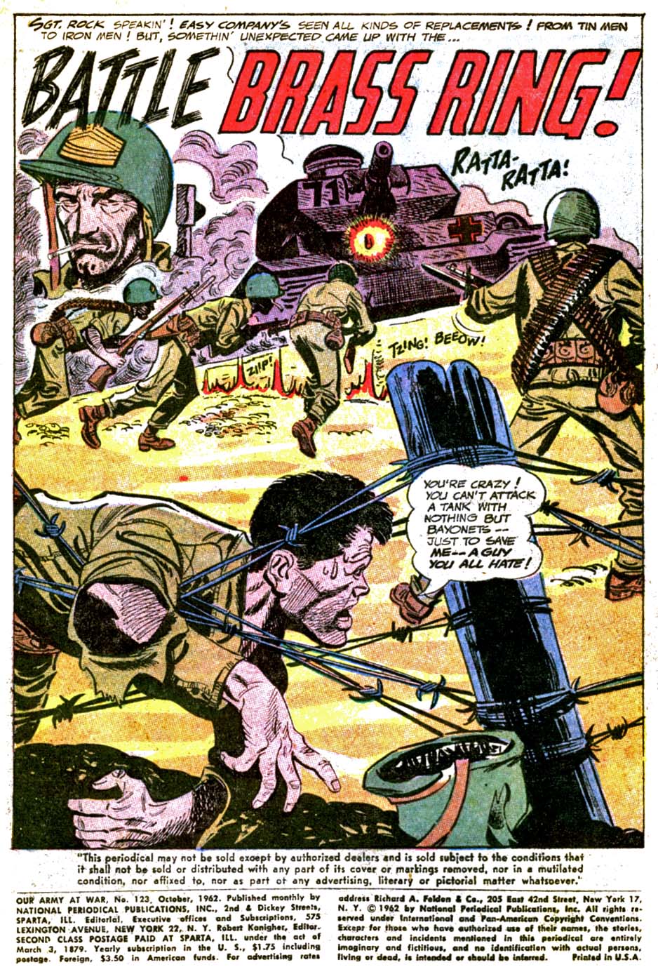 Read online Our Army at War (1952) comic -  Issue #123 - 3