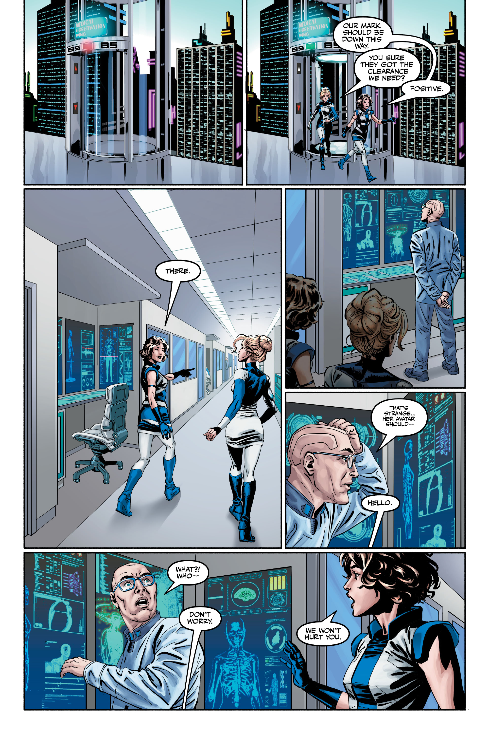 Read online HYPER SCAPE comic -  Issue #6 - 4