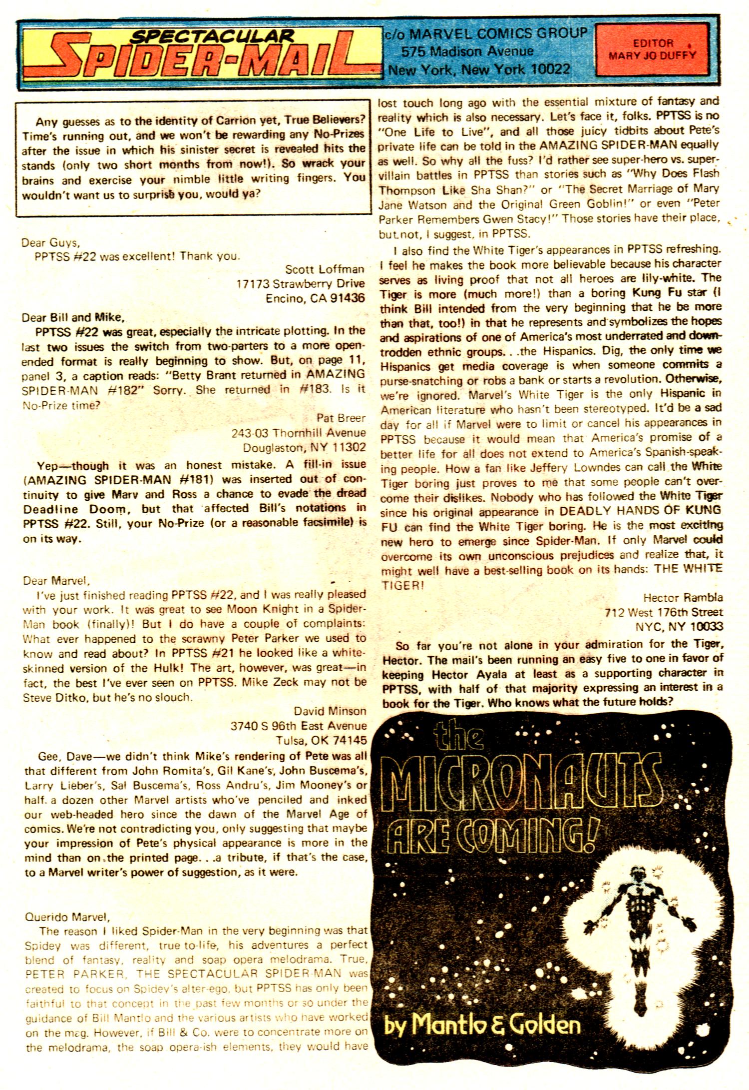 Read online The Spectacular Spider-Man (1976) comic -  Issue #27 - 15