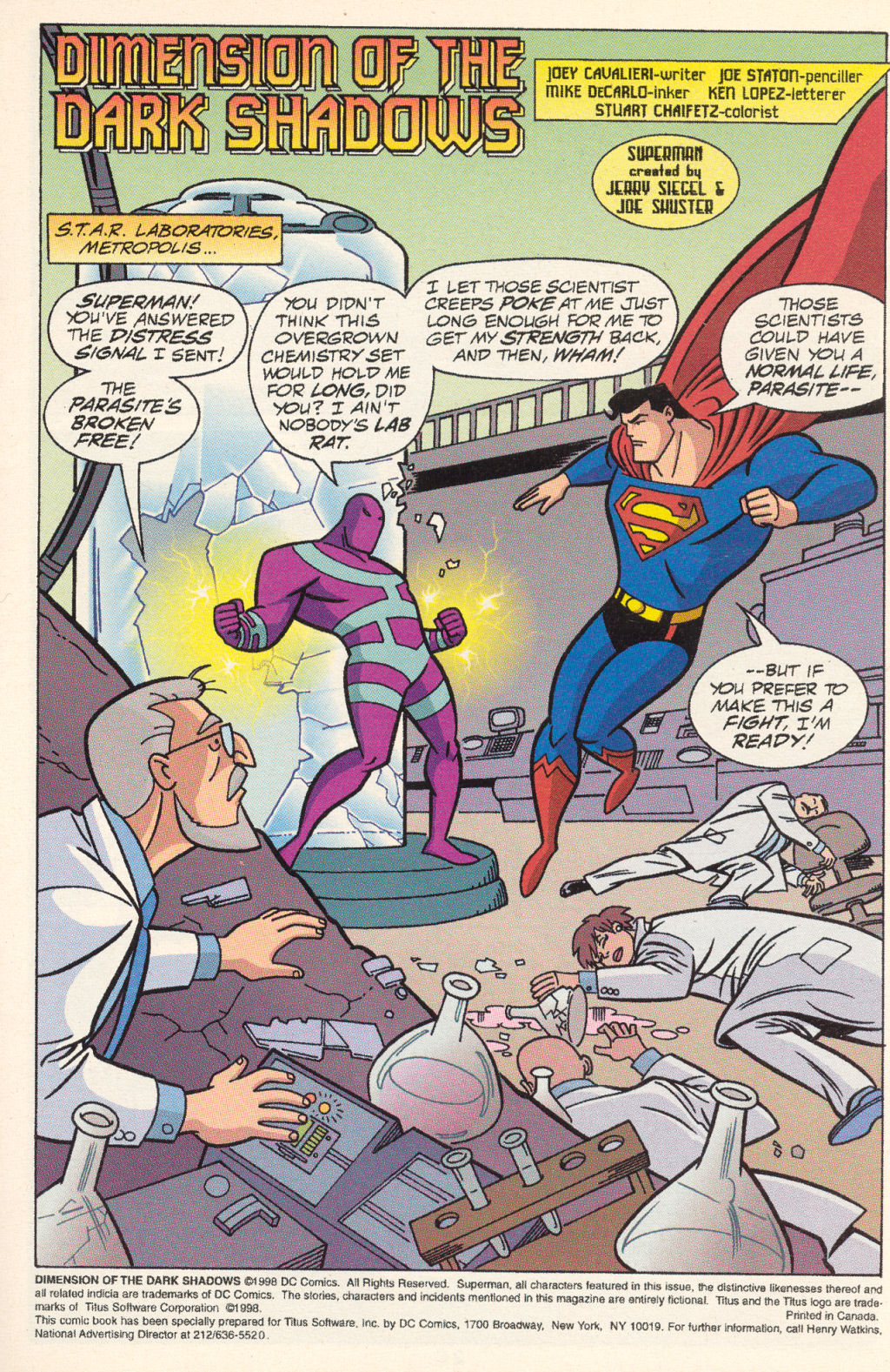 Read online Superman Adventures comic -  Issue # _Special - Dimension of the Dark Shadows - 3