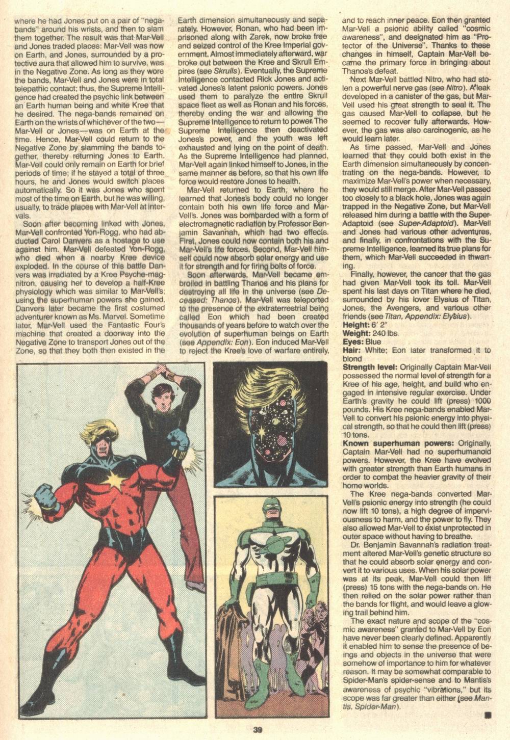 Read online The Official Handbook of the Marvel Universe Deluxe Edition comic -  Issue #16 - 41