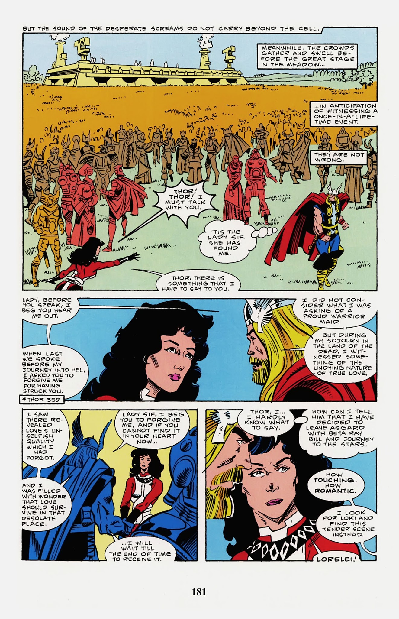 Read online Thor Visionaries: Walter Simonson comic -  Issue # TPB 3 - 183