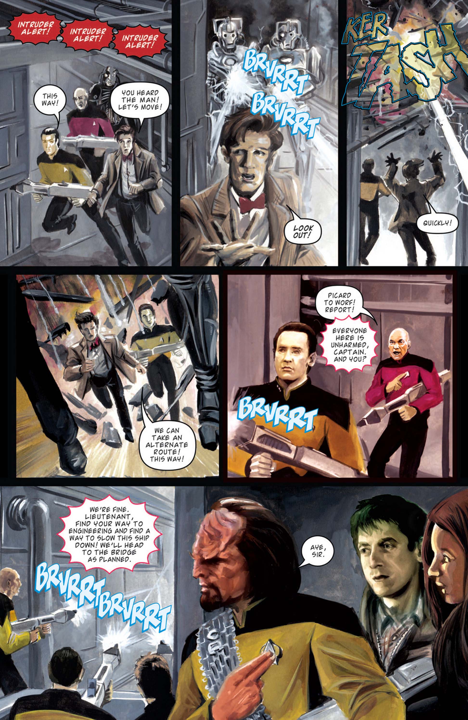 Read online Star Trek: The Next Generation/Doctor Who: Assimilation² comic -  Issue #7 - 19