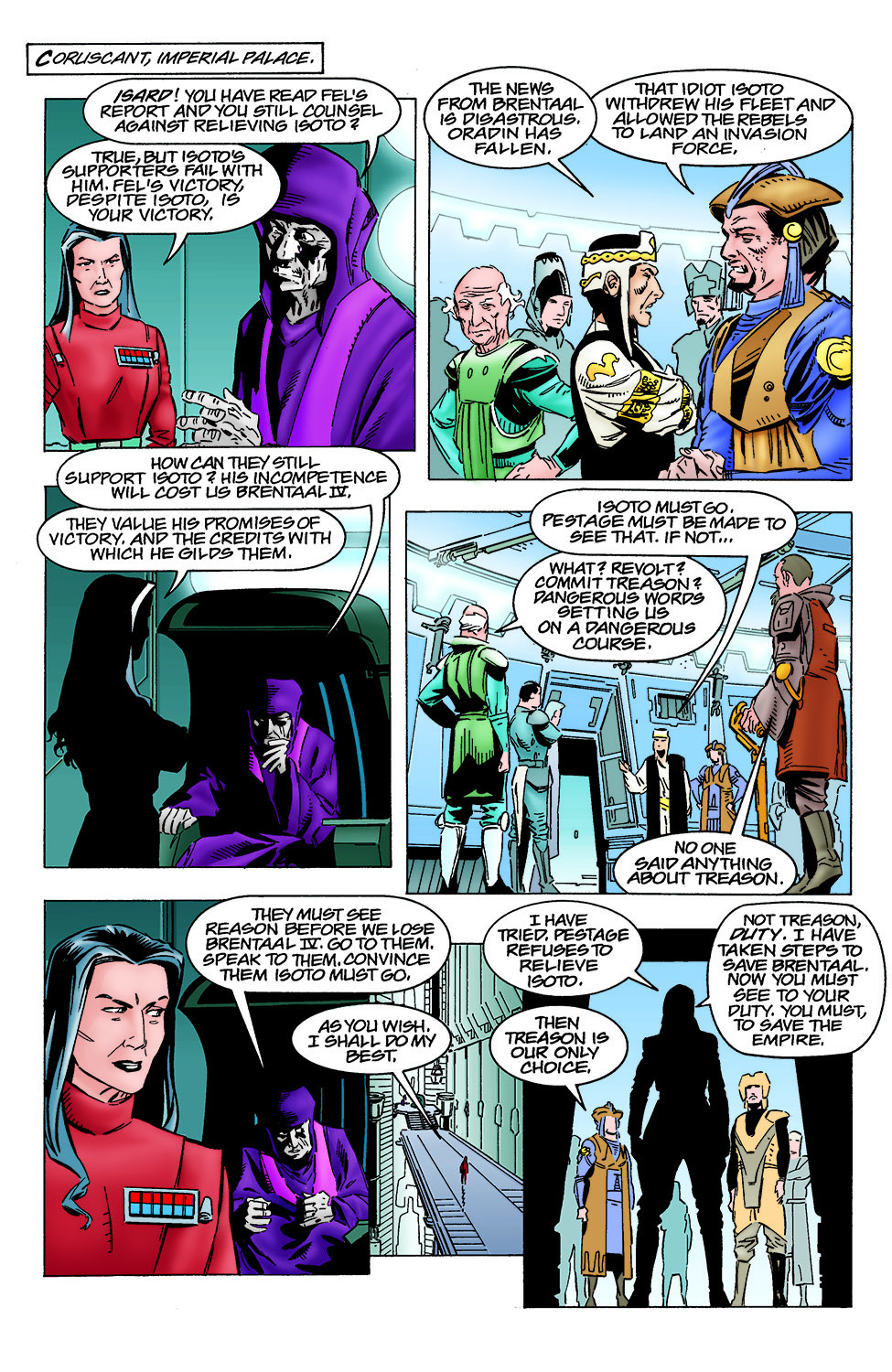 Read online Star Wars: X-Wing Rogue Squadron comic -  Issue #22 - 23