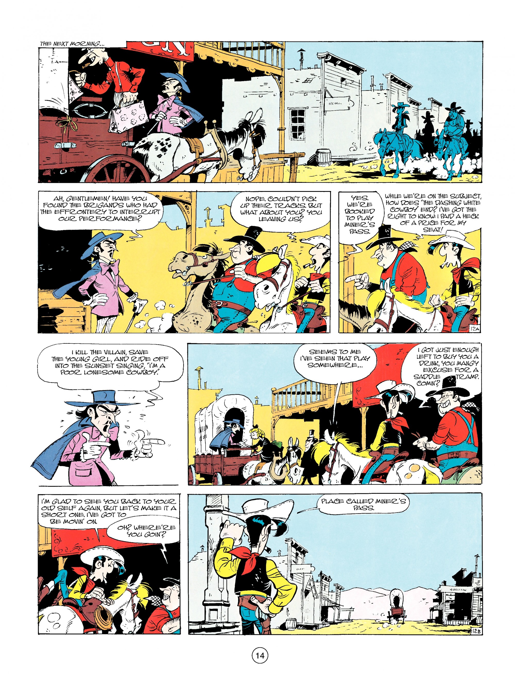 Read online A Lucky Luke Adventure comic -  Issue #14 - 14