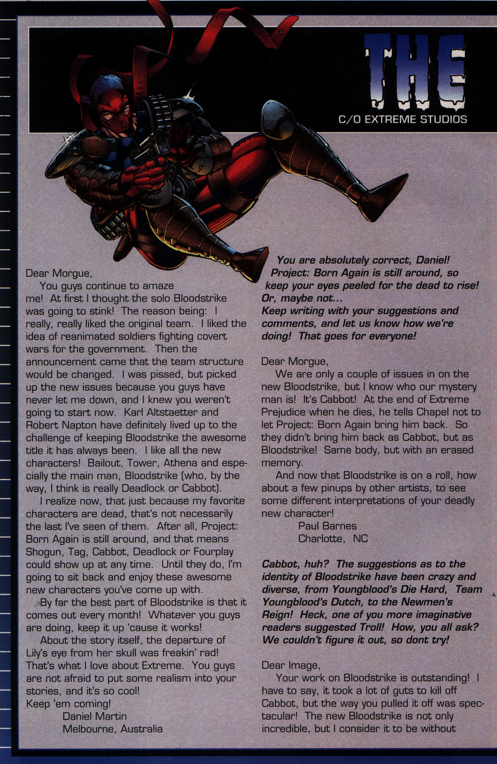 Read online Bloodstrike (1993) comic -  Issue #14 - 30