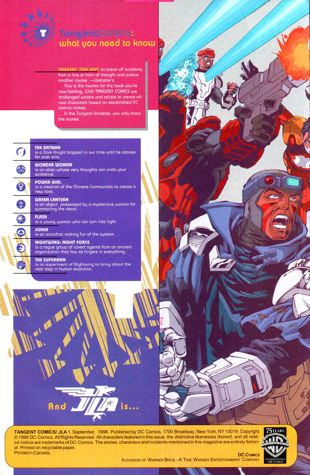 Read online Tangent Comics/ JLA comic -  Issue # Full - 2