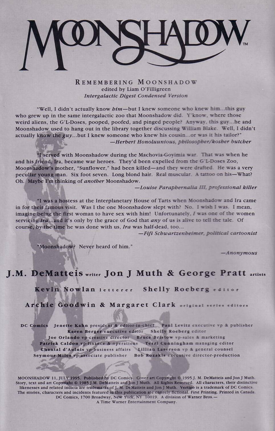 Read online Moonshadow comic -  Issue #11 - 2