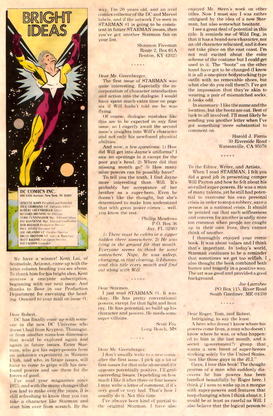 Read online Starman (1988) comic -  Issue #5 - 24