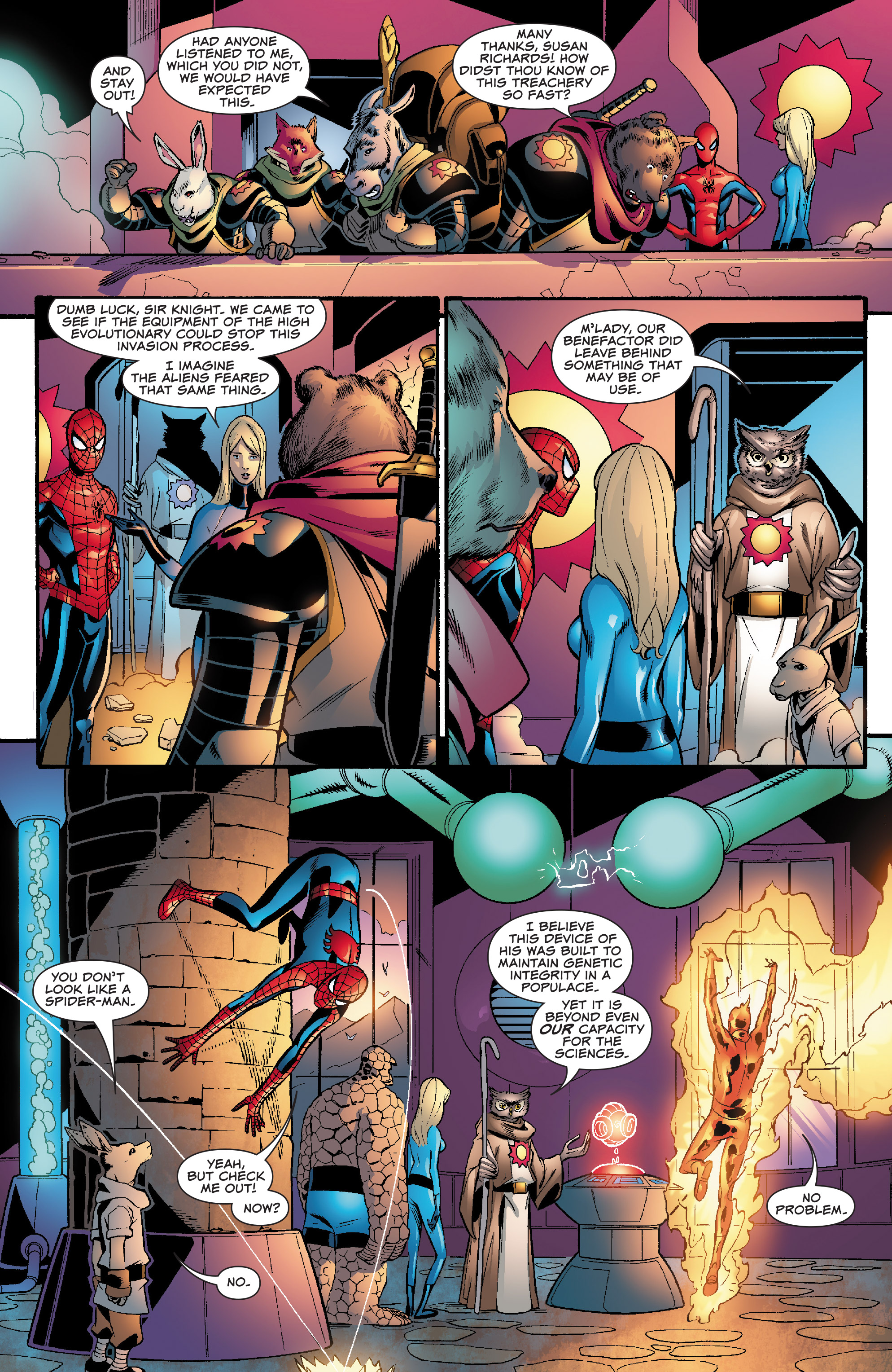 Read online Spider-Man and the Fantastic Four comic -  Issue #3 - 16