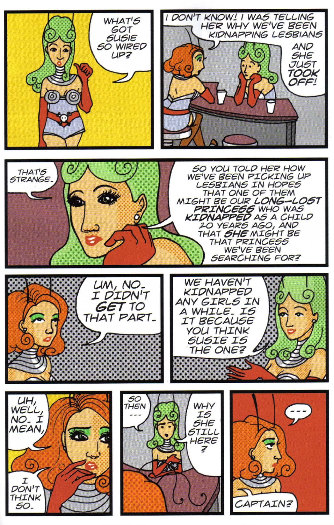 Read online I Was Kidnapped By Lesbian Pirates From Outer Space comic -  Issue #5 - 11