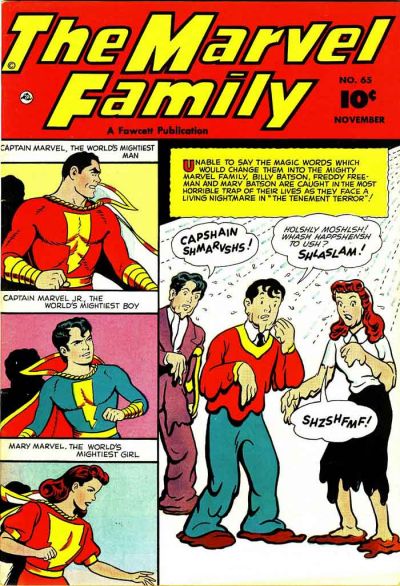 Read online The Marvel Family comic -  Issue #65 - 1