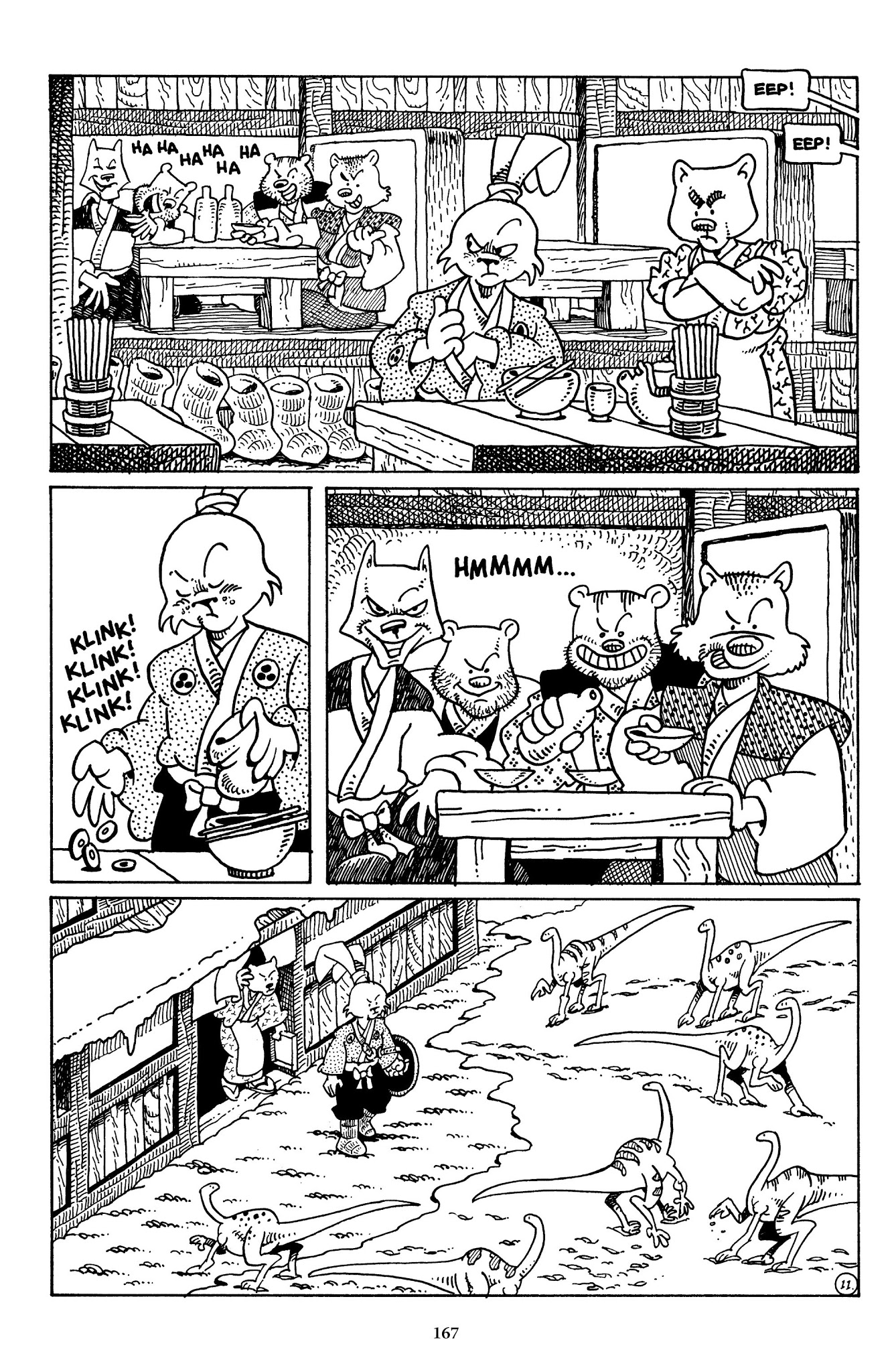 Read online The Usagi Yojimbo Saga comic -  Issue # TPB 1 - 164