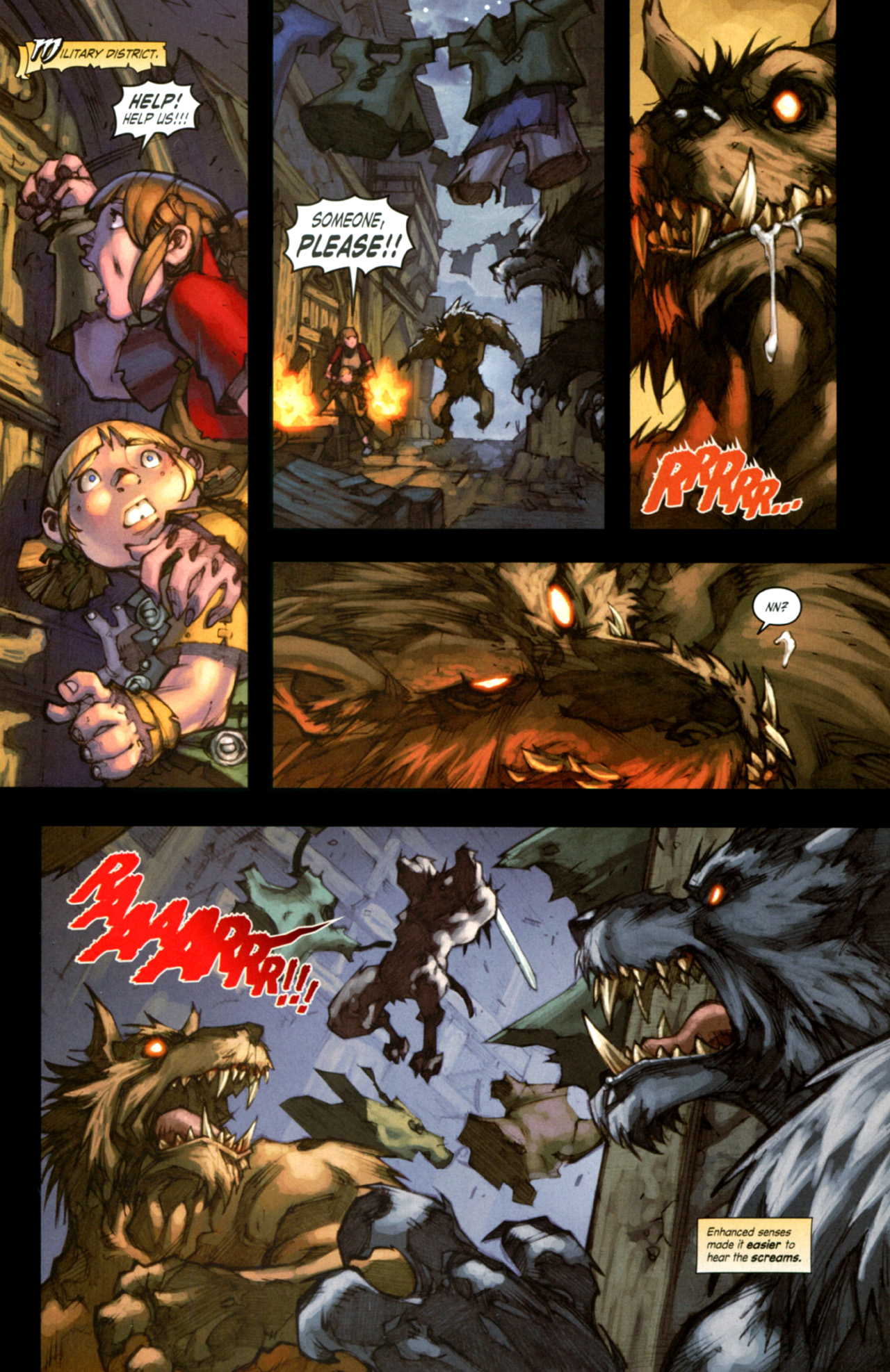 Read online World of Warcraft: Curse of the Worgen comic -  Issue #4 - 9