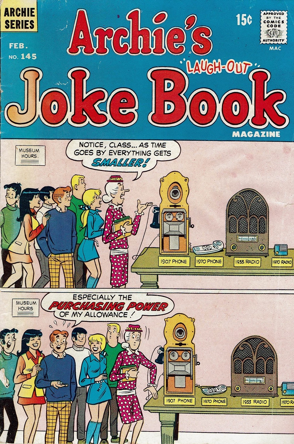 Read online Archie's Joke Book Magazine comic -  Issue #145 - 1