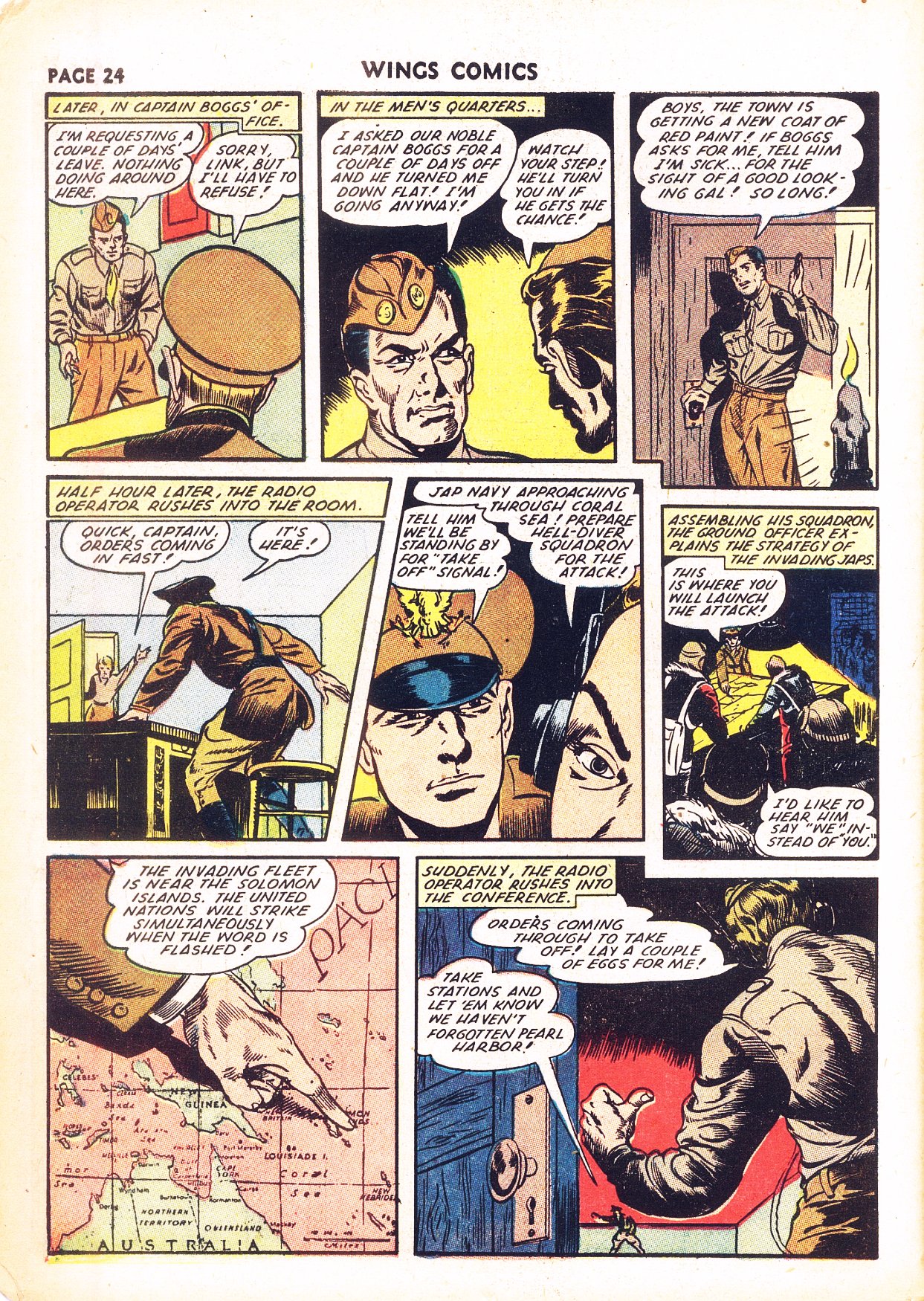 Read online Wings Comics comic -  Issue #26 - 26