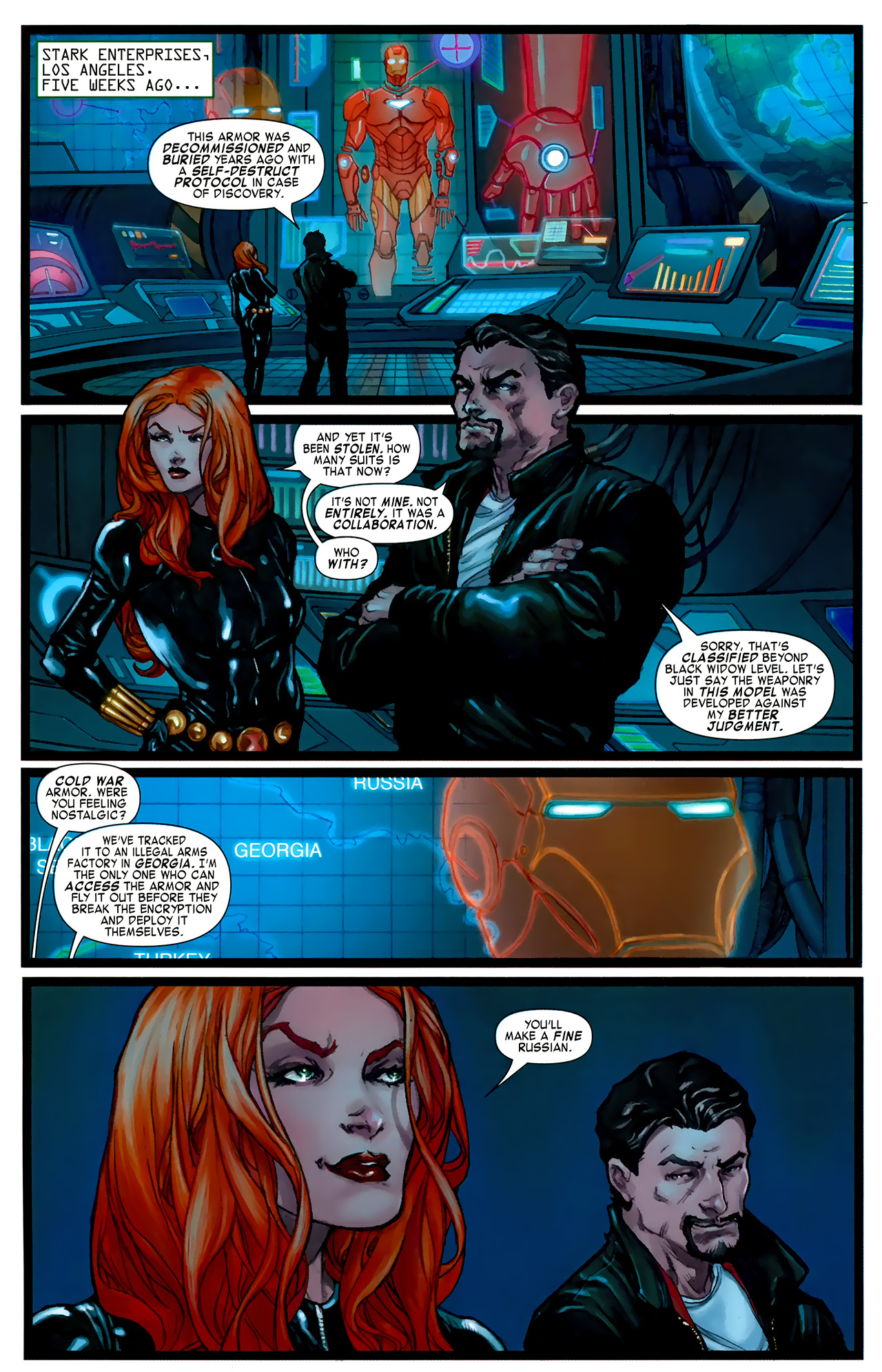 Read online Iron Man: Kiss and Kill comic -  Issue # Full - 5