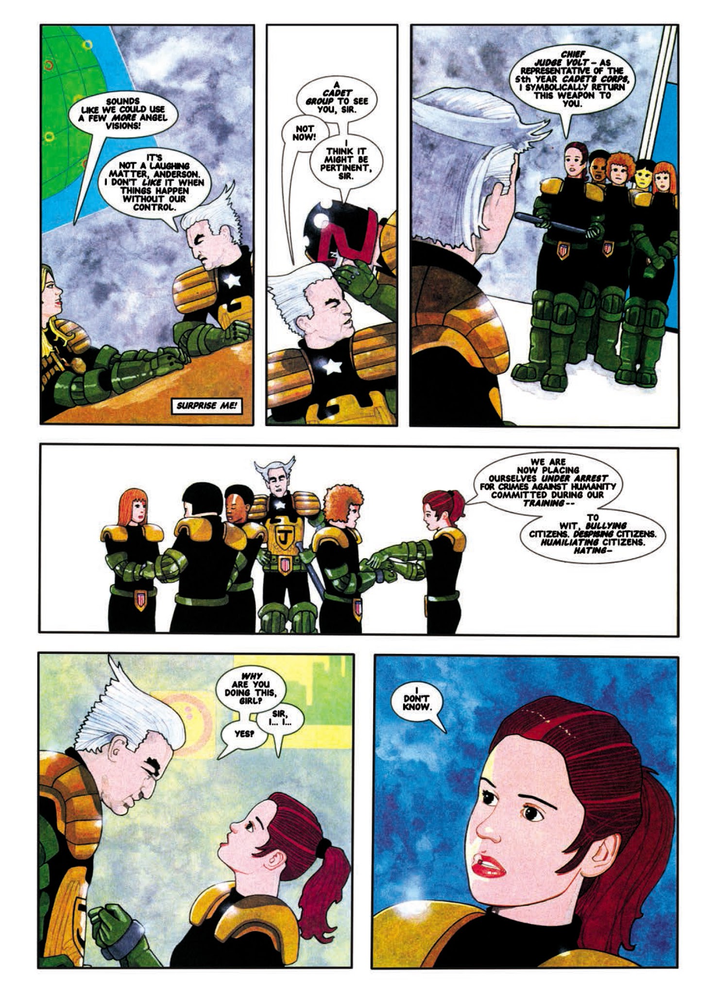 Read online Judge Anderson: The Psi Files comic -  Issue # TPB 3 - 161