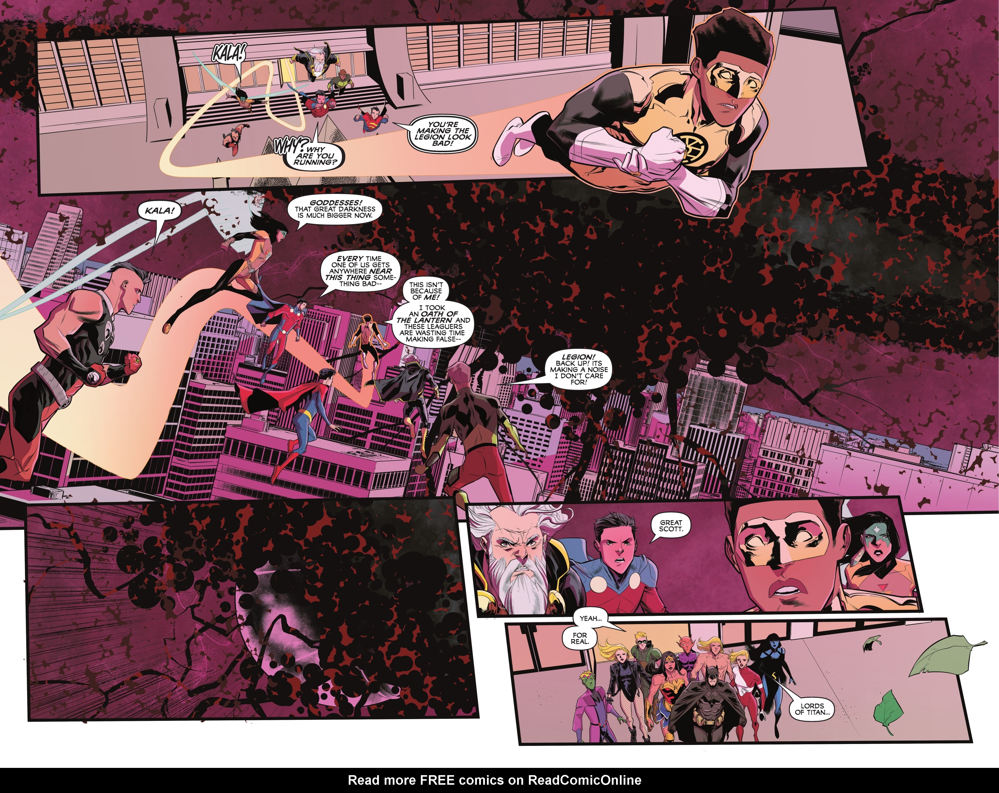 Read online Justice League vs. The Legion of Super-Heroes comic -  Issue #5 - 7