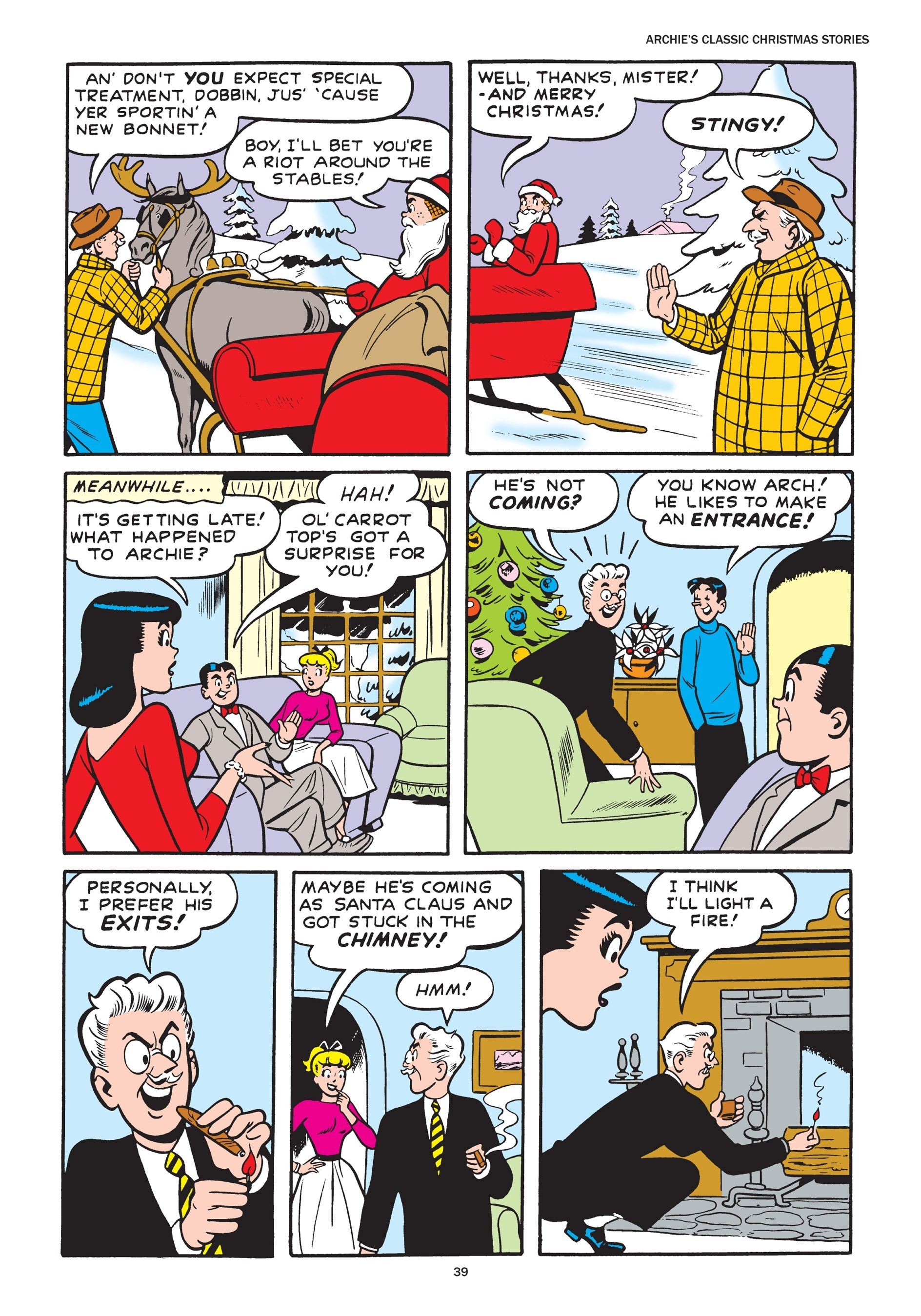 Read online Archie's Classic Christmas Stories comic -  Issue # TPB - 40