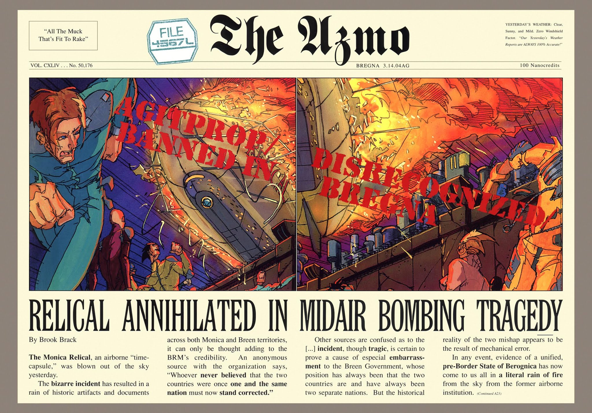 Read online Aeon Flux: The Herodotus File comic -  Issue # TPB - 63