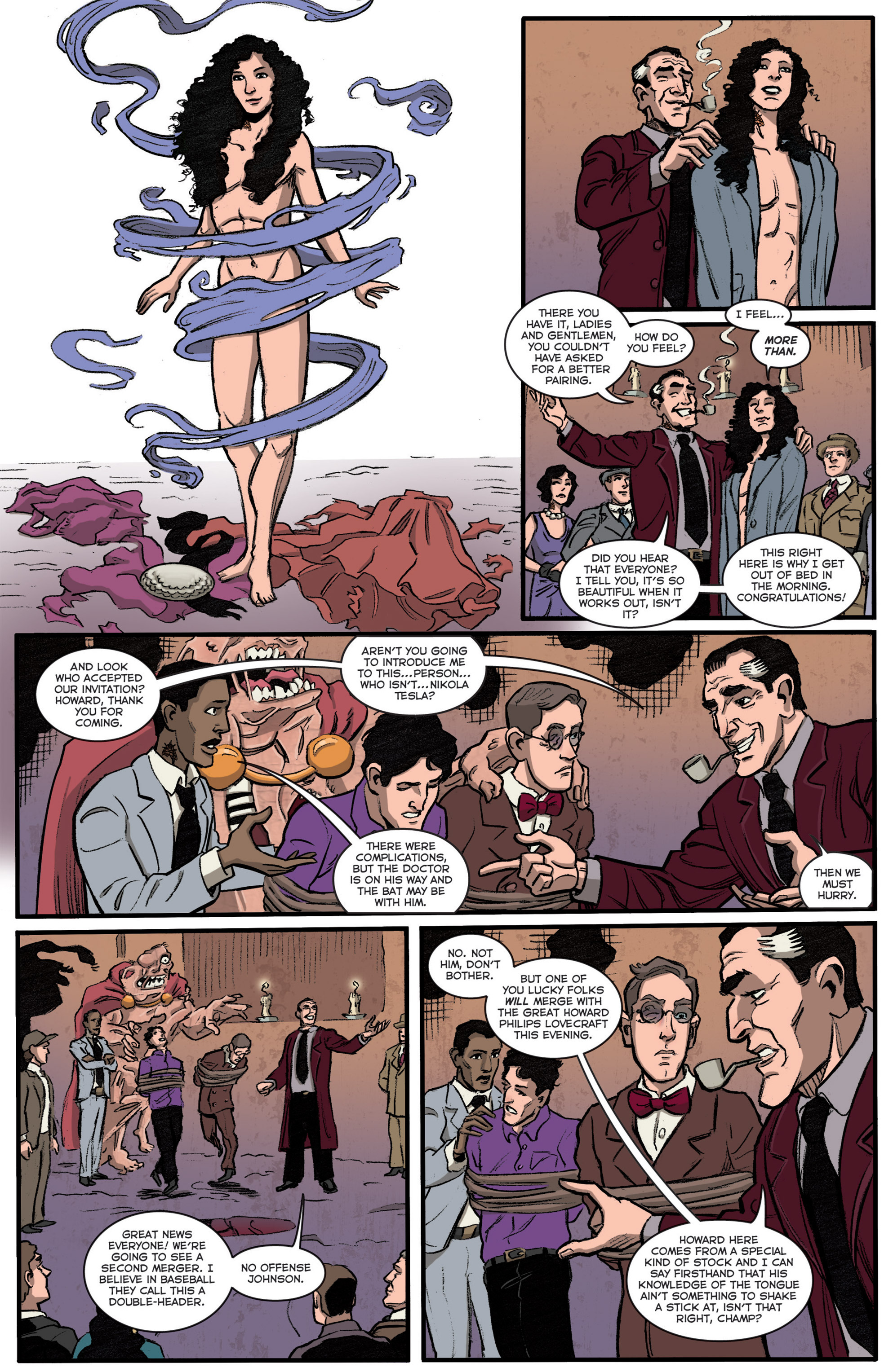 Read online Herald: Lovecraft and Tesla comic -  Issue #9 - 13