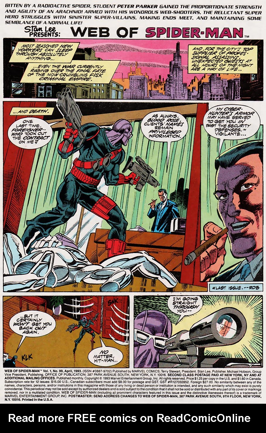 Read online Web of Spider-Man (1985) comic -  Issue #99 - 2