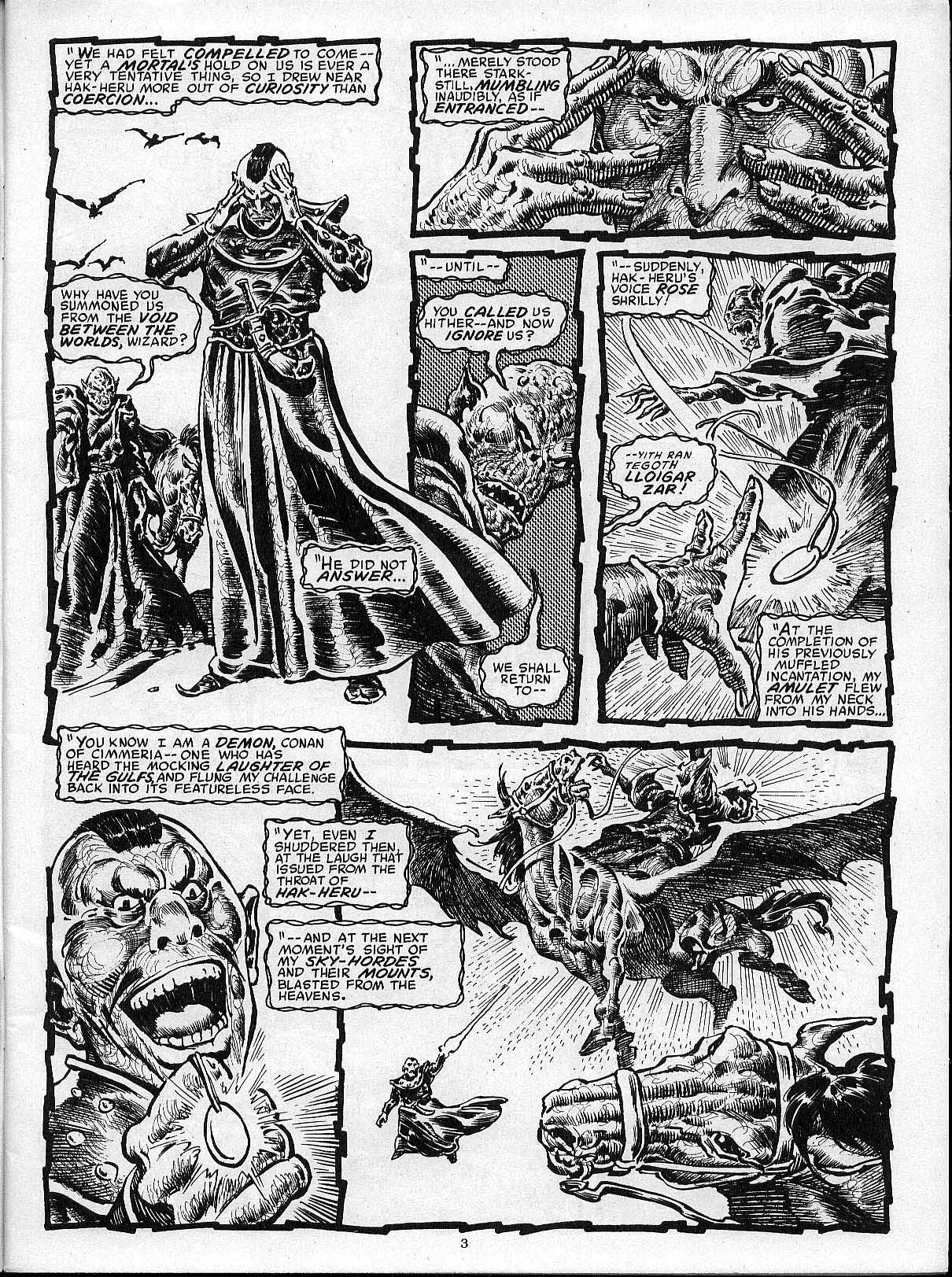 Read online The Savage Sword Of Conan comic -  Issue #203 - 5