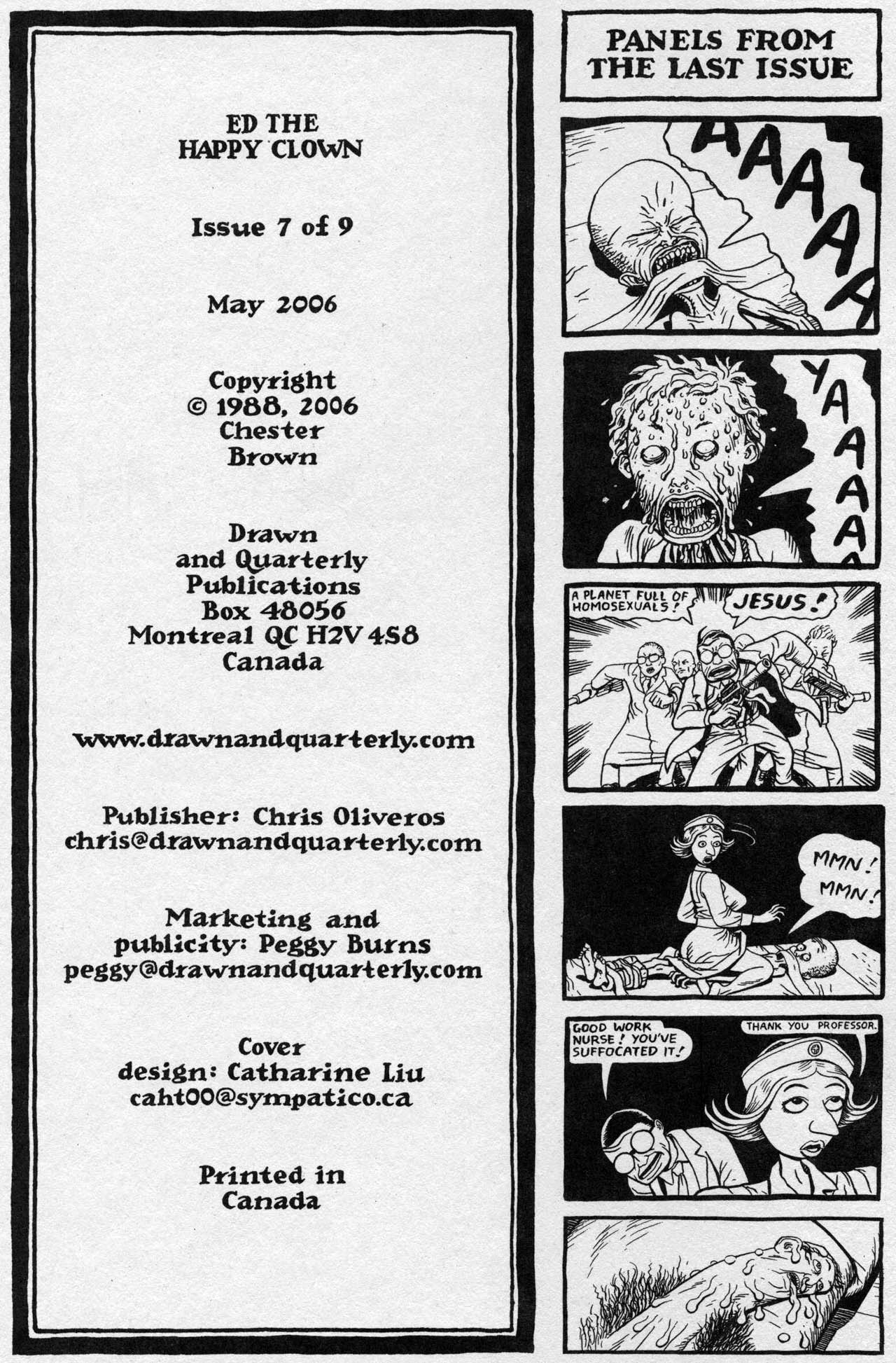 Read online Ed the Happy Clown comic -  Issue #7 - 2